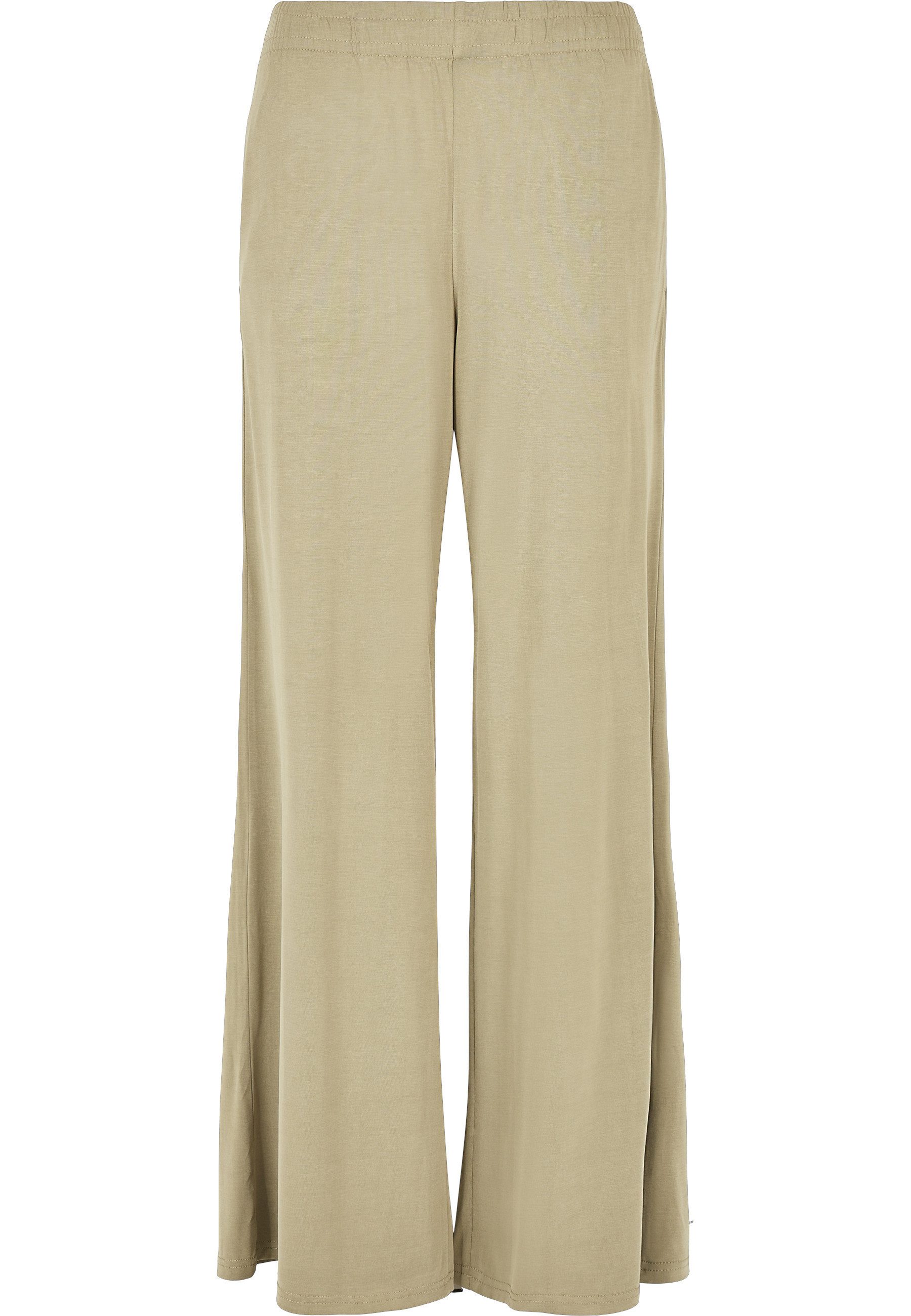 Stoffhose Urban Classics Damen Ladies Modal Wide Leg Pants