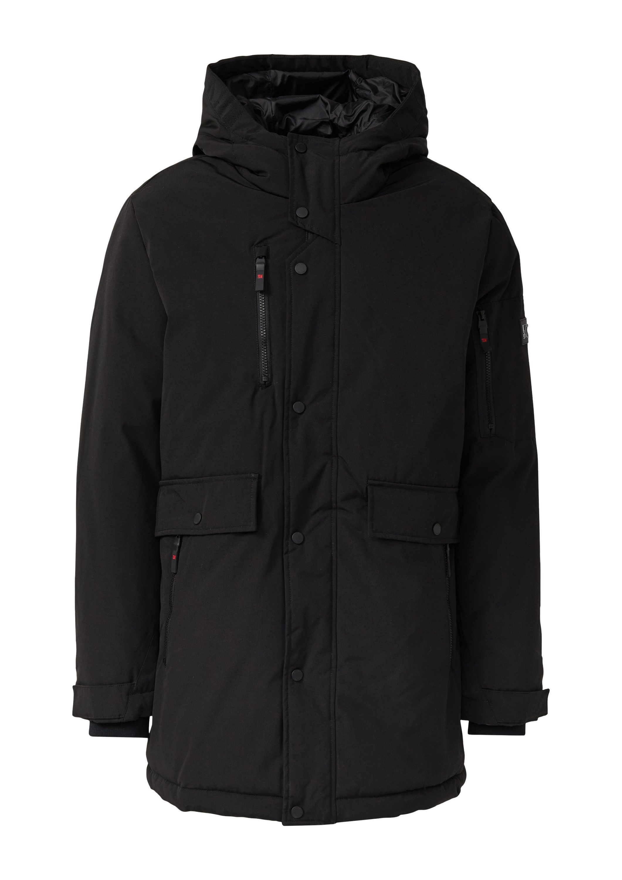 s.Oliver Winterjacke Outdoor-Jacke Wasserabweisender Parka mit Kapuze und s günstig online kaufen