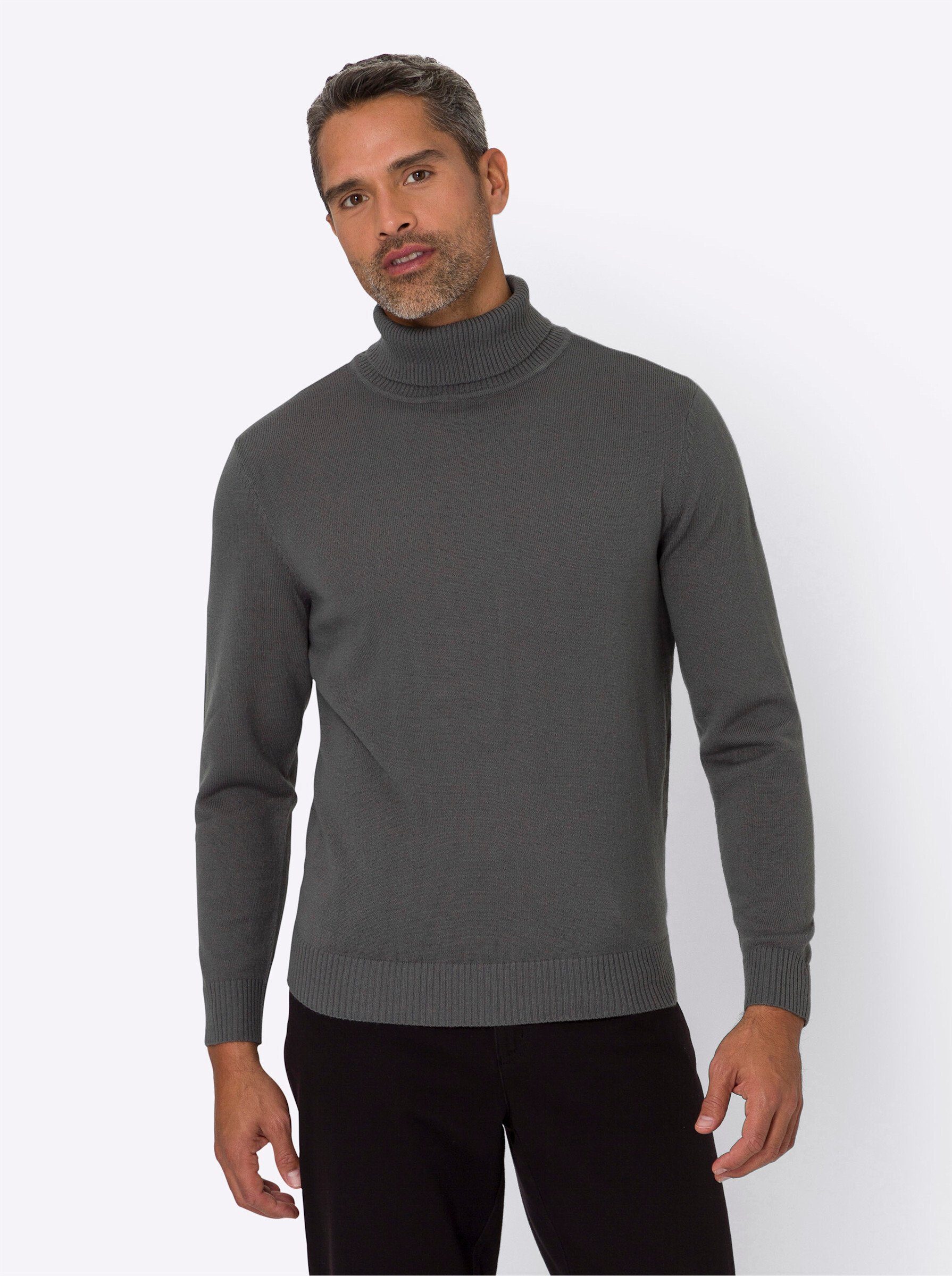 Strickpullover Rollkragen-Pullover