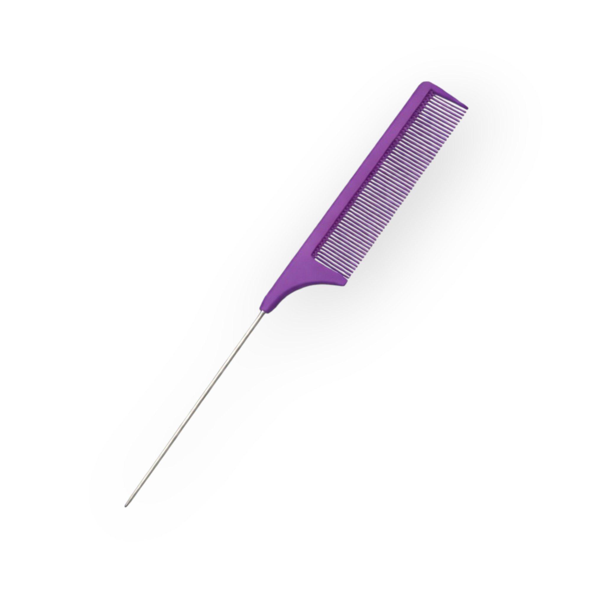 HC Haarkamm Rattenschwanz,Trennkamm Kamm mit Metallspitze In Verschiedenen Farben, (Packung), feine Metallspitz, ideal für Extensions und Flechtfrisuren