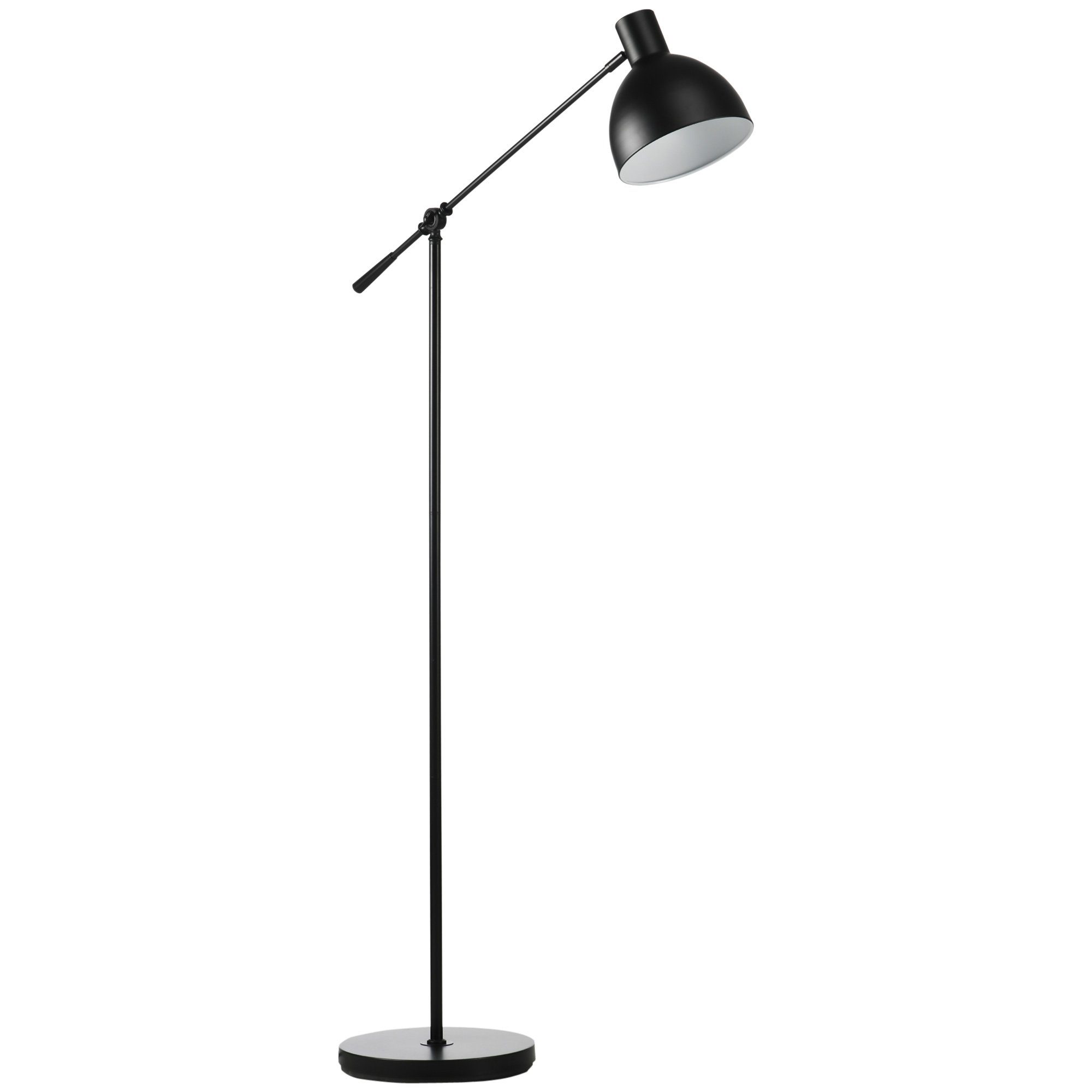 HOMCOM Stehlampe höhenverstellbar, 30 m x 30 cm x 131 cm, Ein-,Ausschalter, ohne Leuchtmittel, Nicht Verfügbar, Stehlampe | Standleuchten