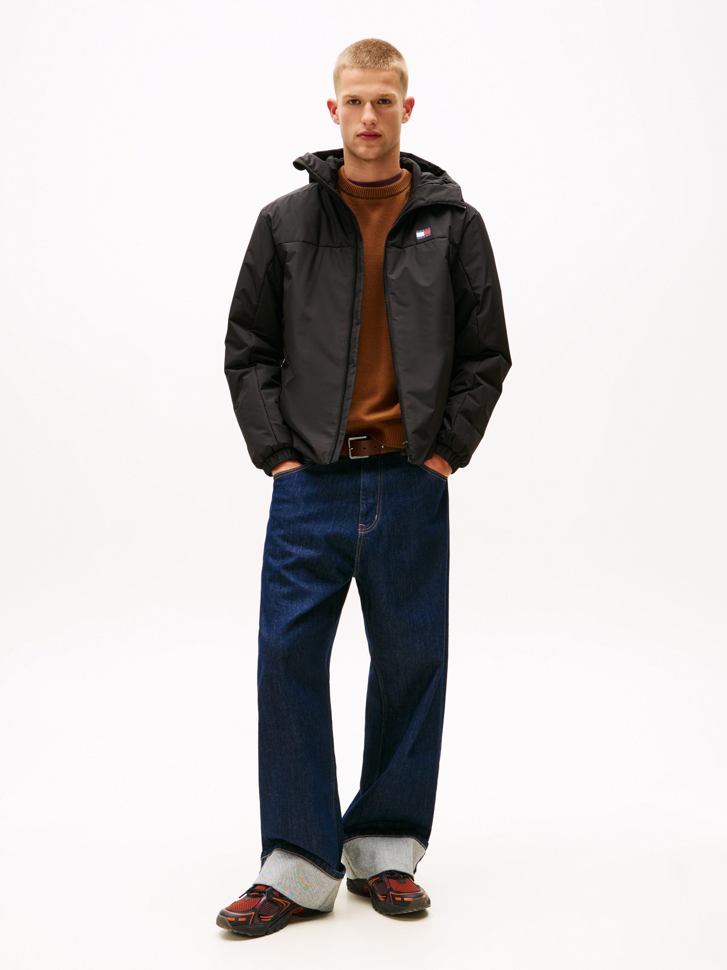 Tommy Jeans Outdoorjacke Freizeitjacke, Übergangsjacke, Regular Fit, Kapuze