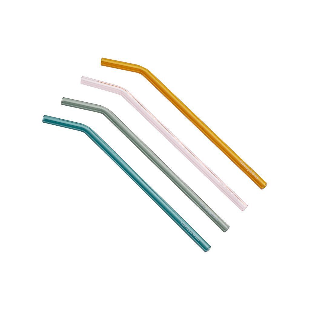 Trinkhalme Artesano Beverages Glas-Trinkhalm Set 4tlg.