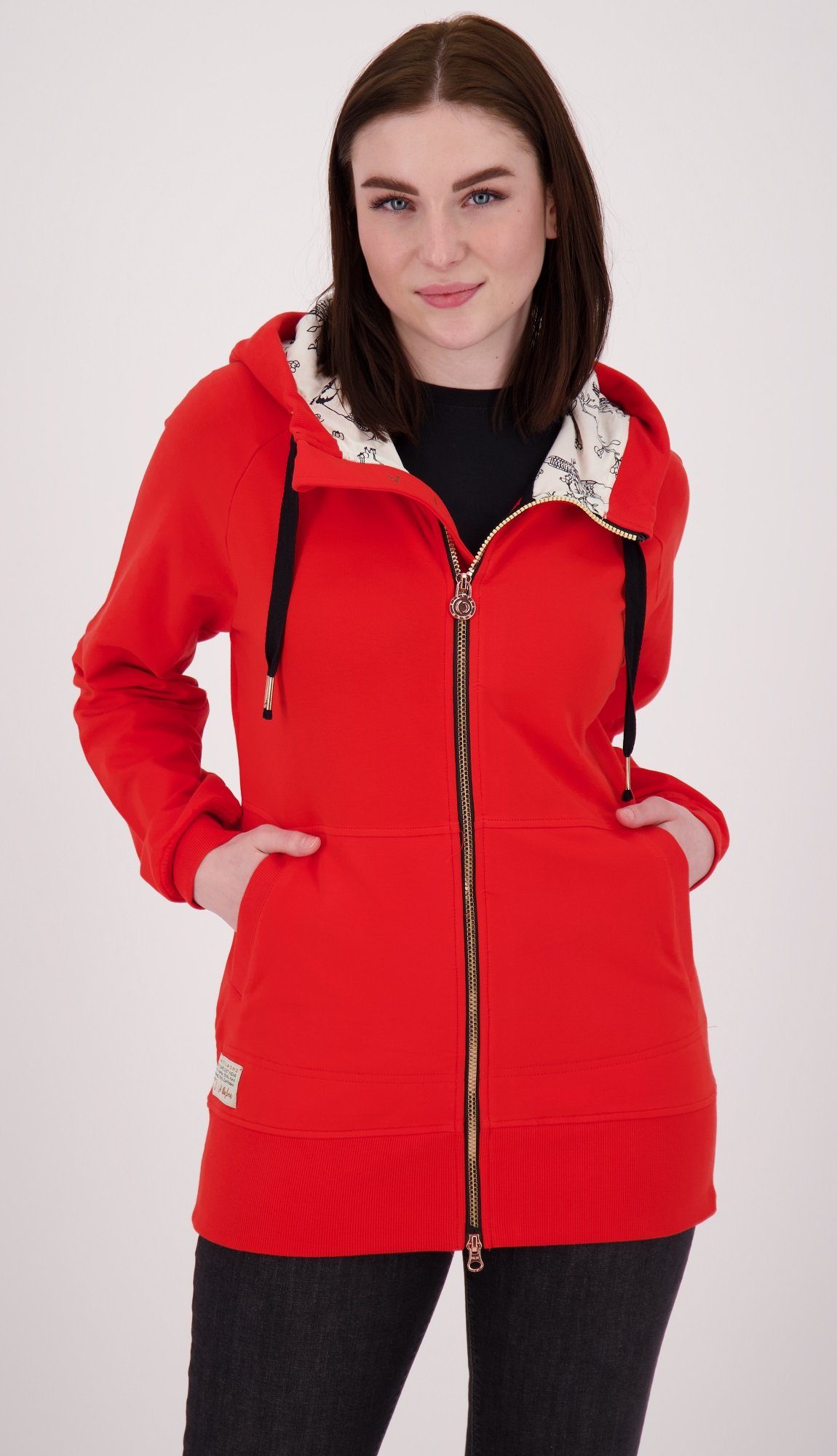 DEPROC Active Kapuzensweatjacke VALENTINE II CS WOMEN Sweatjacke, Damenjacke | Zip Hoodies