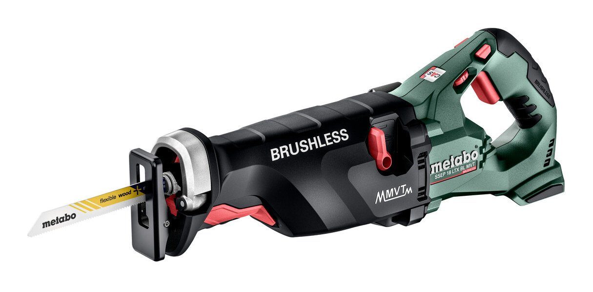 metabo Akku-Säbelsäge SSEP 18 LTX BL MVT, Ohne Akku in MetaBox