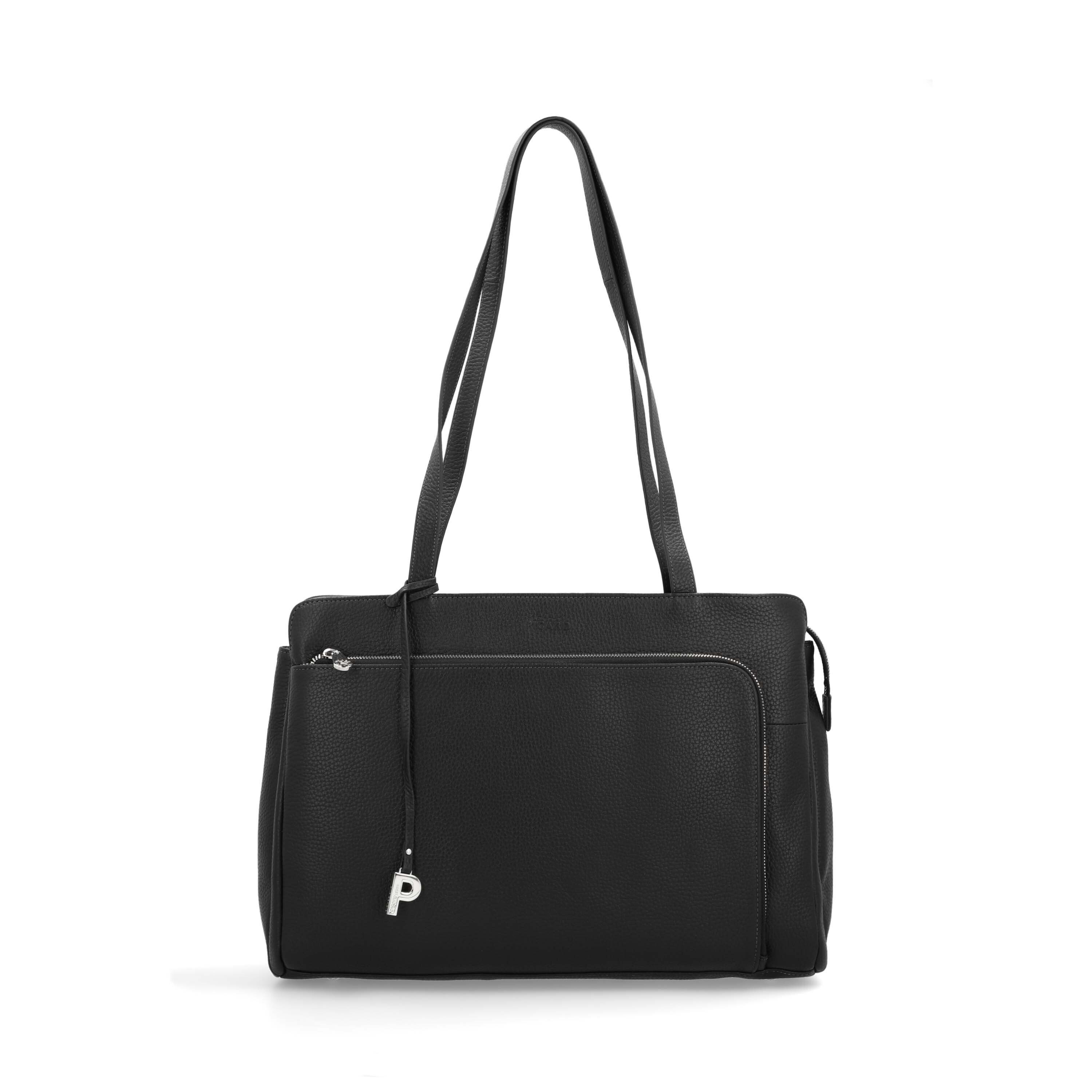 Picard Shopper PICARD Shopper Manhattan aus Echtleder schwarz