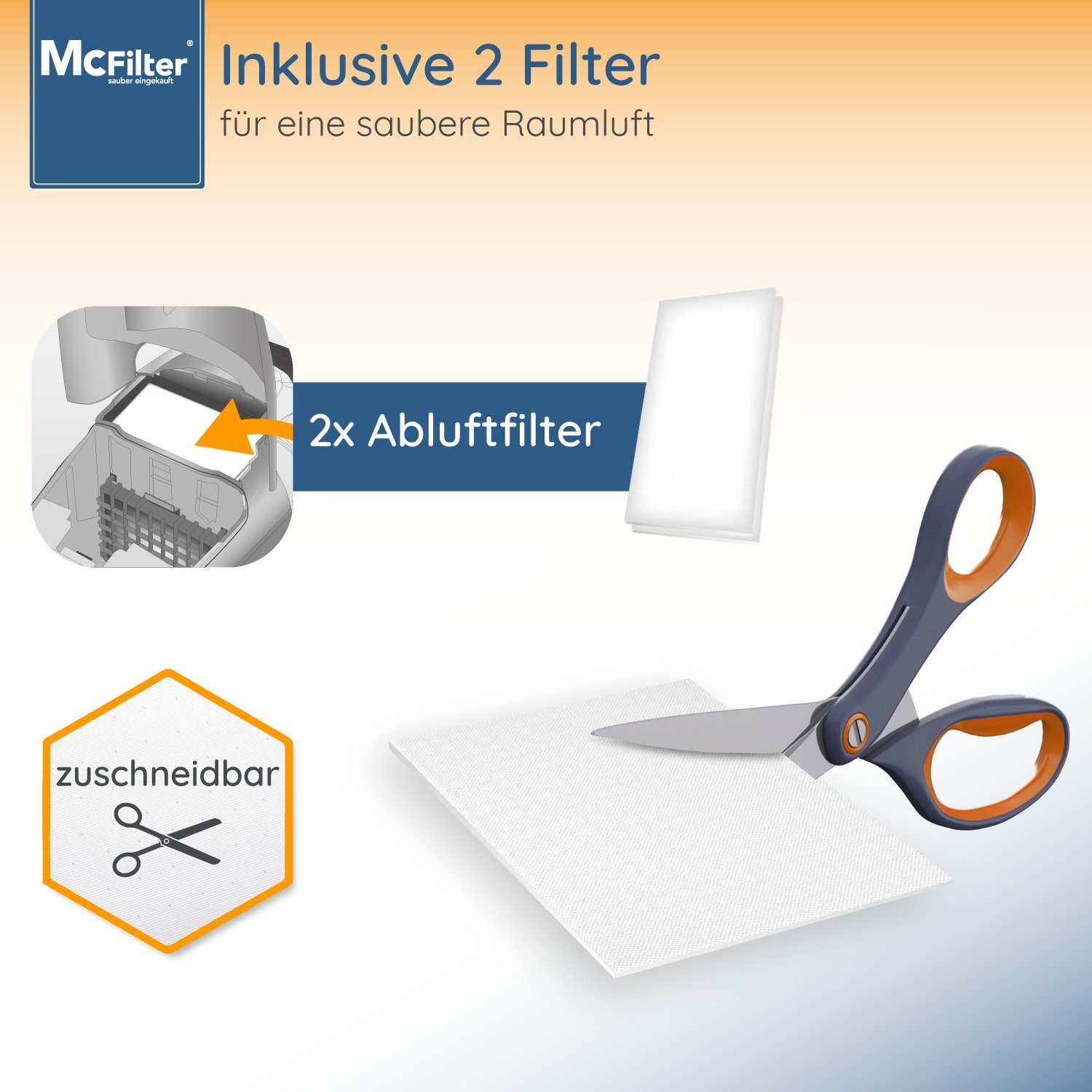 McFilter Staubsaugerbeutel geeignet Filter wie Staubsauger, 5-lagiger mit für Hygieneverschluss, BBZ41FGALL, St., Bosch, BGL6TSIL Staubbeutel 10 inkl. für passend