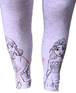 Disney Frozen Leggings Elsa & Anna (2-tlg) Mädchen Jersey Leggings Größe 104-134 cm