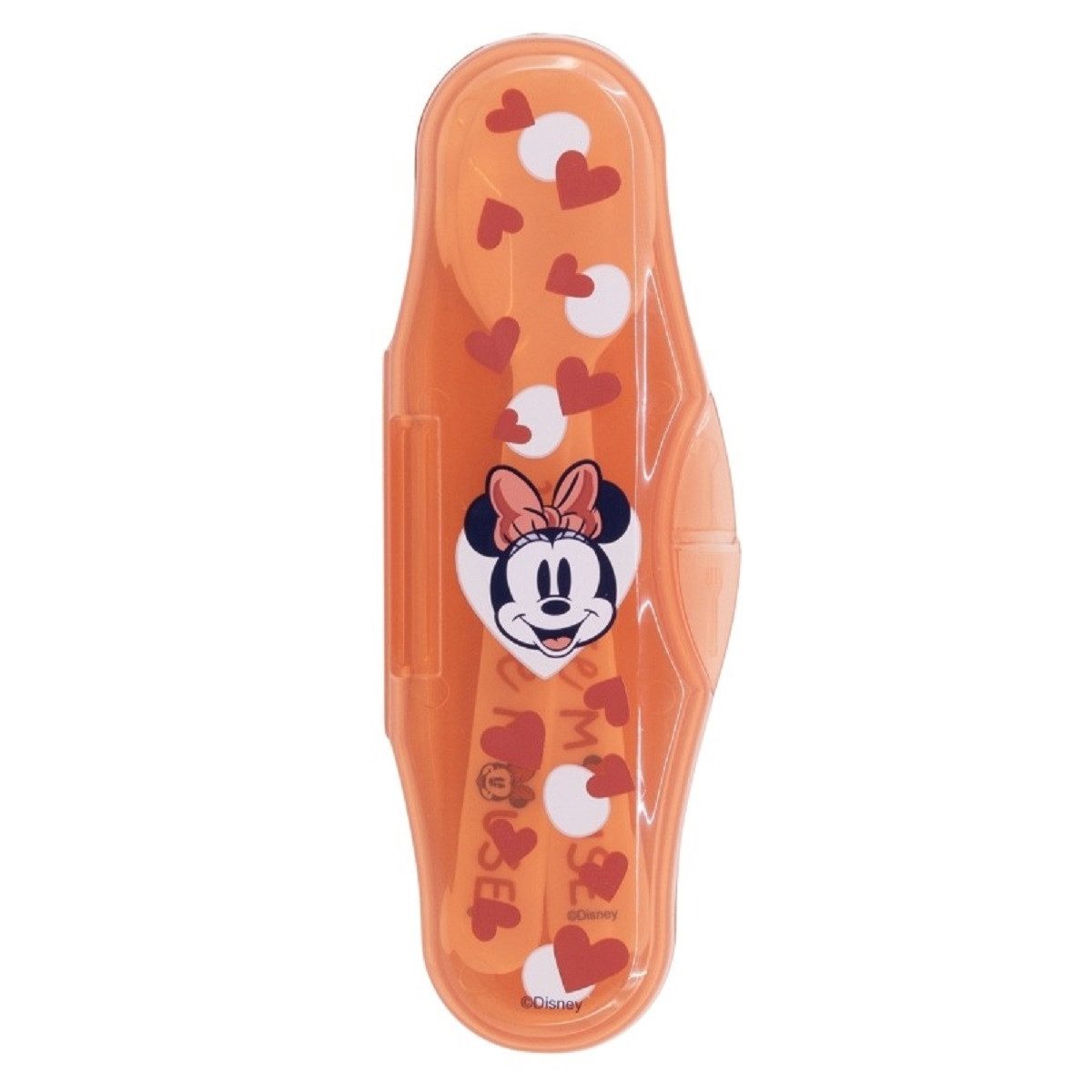Disney Minnie Mouse Kinderbesteck Kinderlöffel Set 2-teilig im Reiseetui (2-tlg)