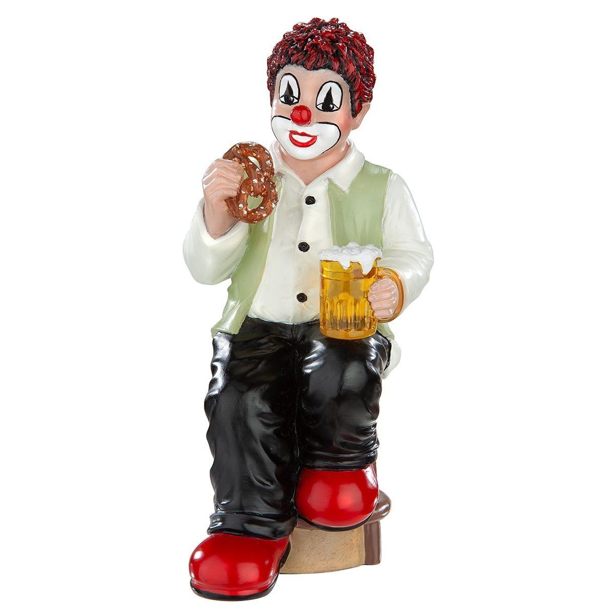 GILDE Dekofigur Indoor - Clown Die Jause - Sammelfigur Gildeclowns | Dekofiguren