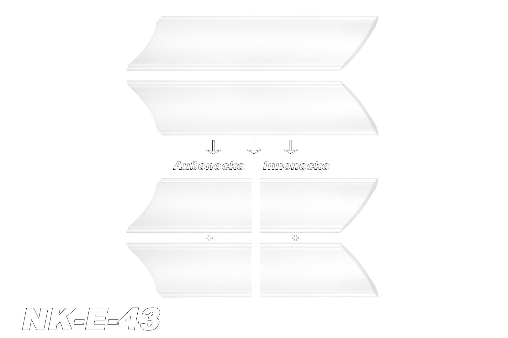 marbet design Stuckleiste E-43, Innen- & günstig online kaufen