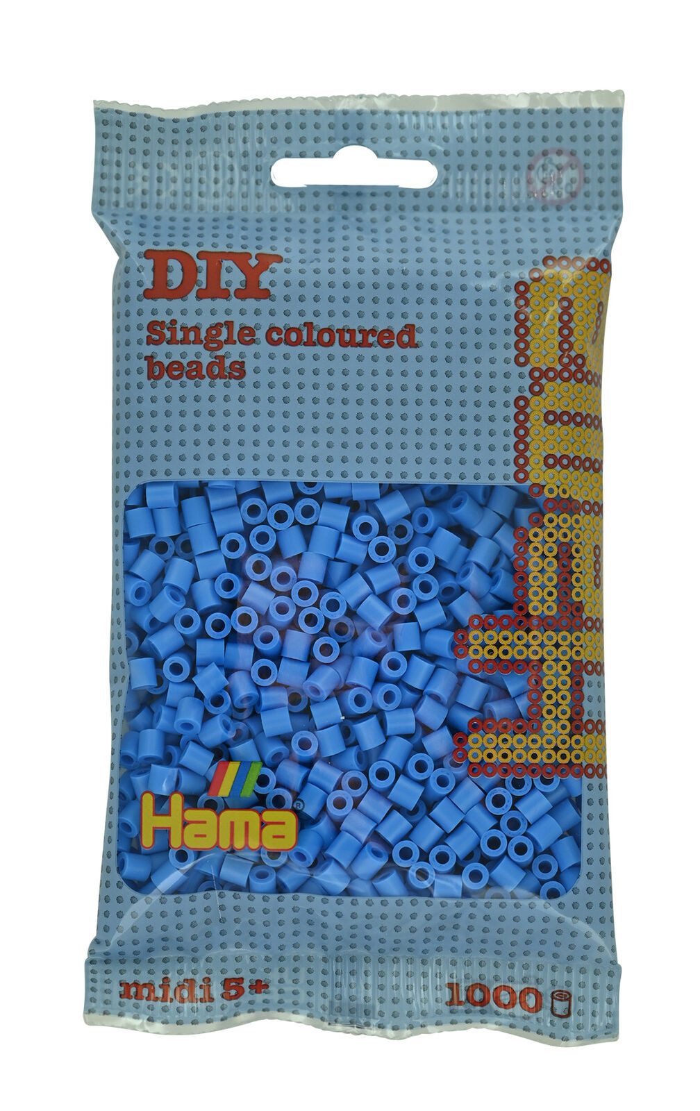 Hama Bügelperlen Hama Beutel mit 1000 Midi-Bügelperlen
