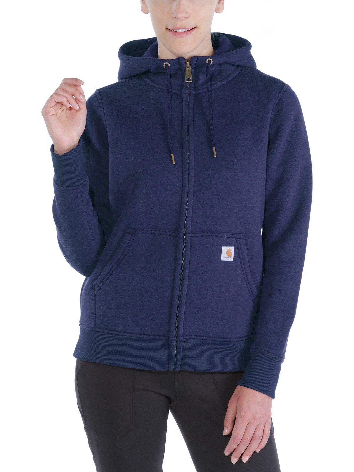 Carhartt Sweatjacke Clarksburg Full ZIP Hoodie navy