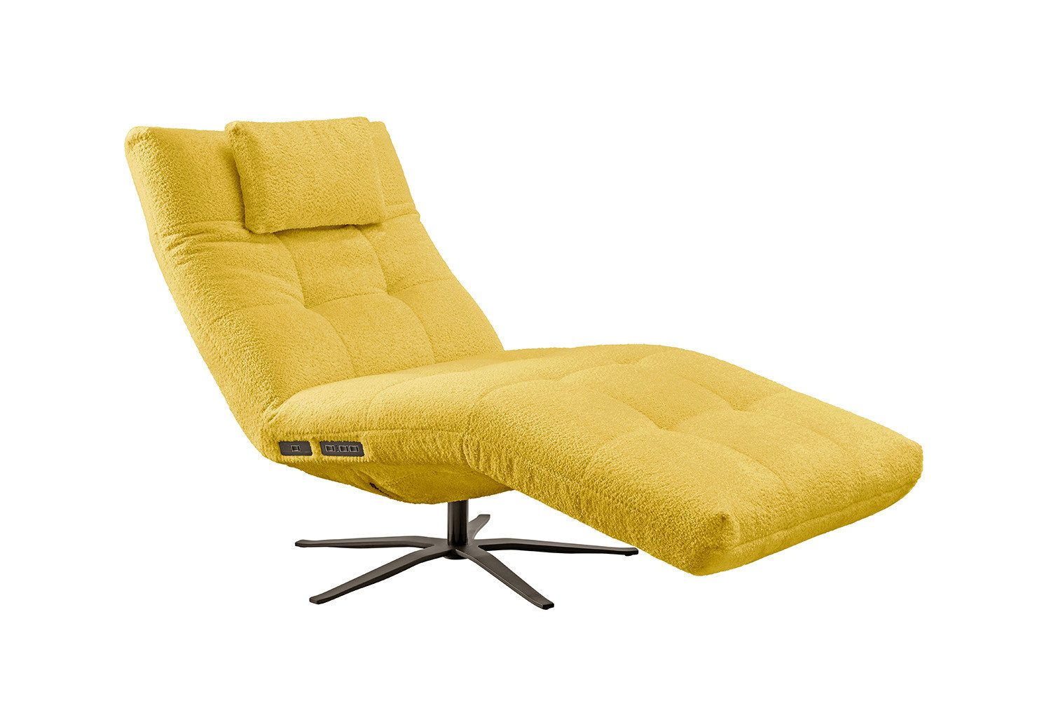 KAWOLA Relaxliege LETICIA, motorisch mit Nackenkissen verschiedene Bezüge und Цвета(ов)