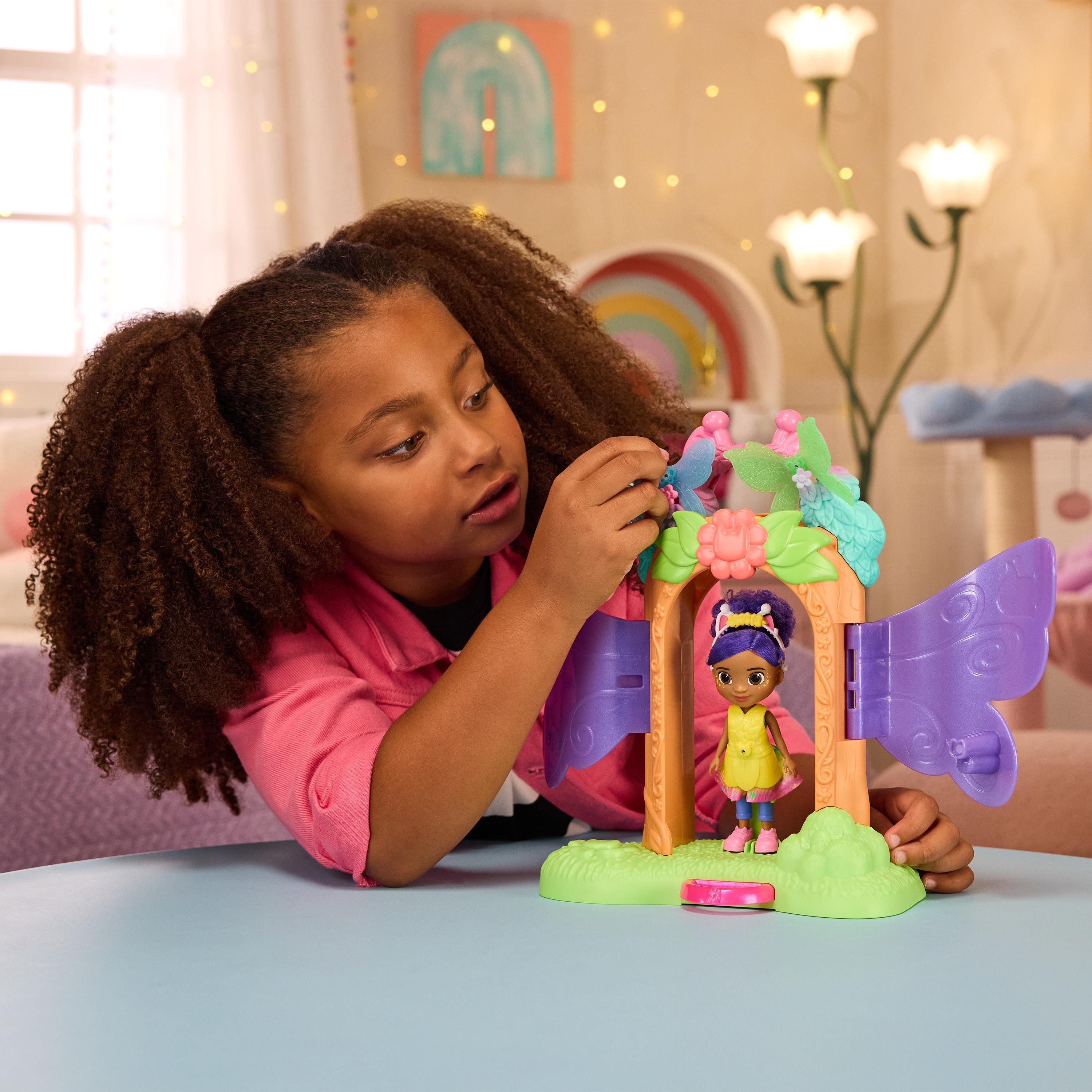 Spin Master Spielwelt Gabby's Dollhouse - Fairylandia - Magisches Feen-Verwandlung Spielset