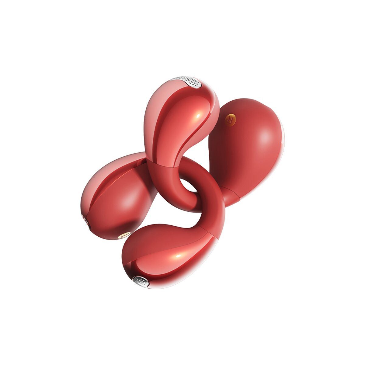 QCY QCY Crossky Clip C30S kabellose Ohrclip Kopfhörer rot Bluetooth-Kopfhörer