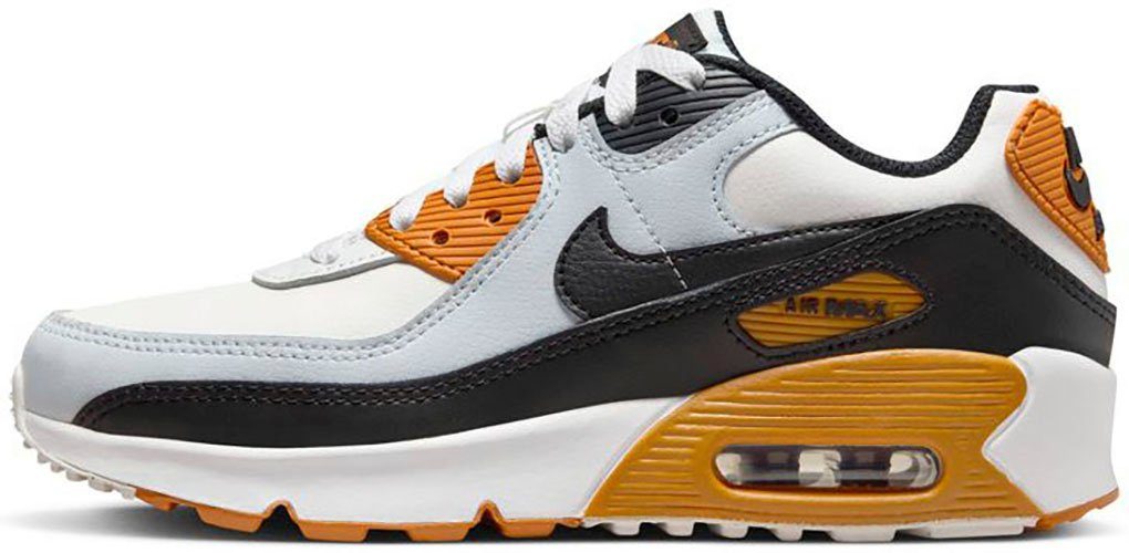 Nike air max 90 ltr gs black sale