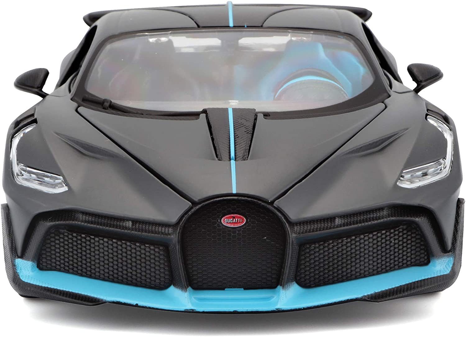 Maisto® Modellauto Bugatti Divo (dunkelgrau), Maßstab 1:24, detailliertes Modell
