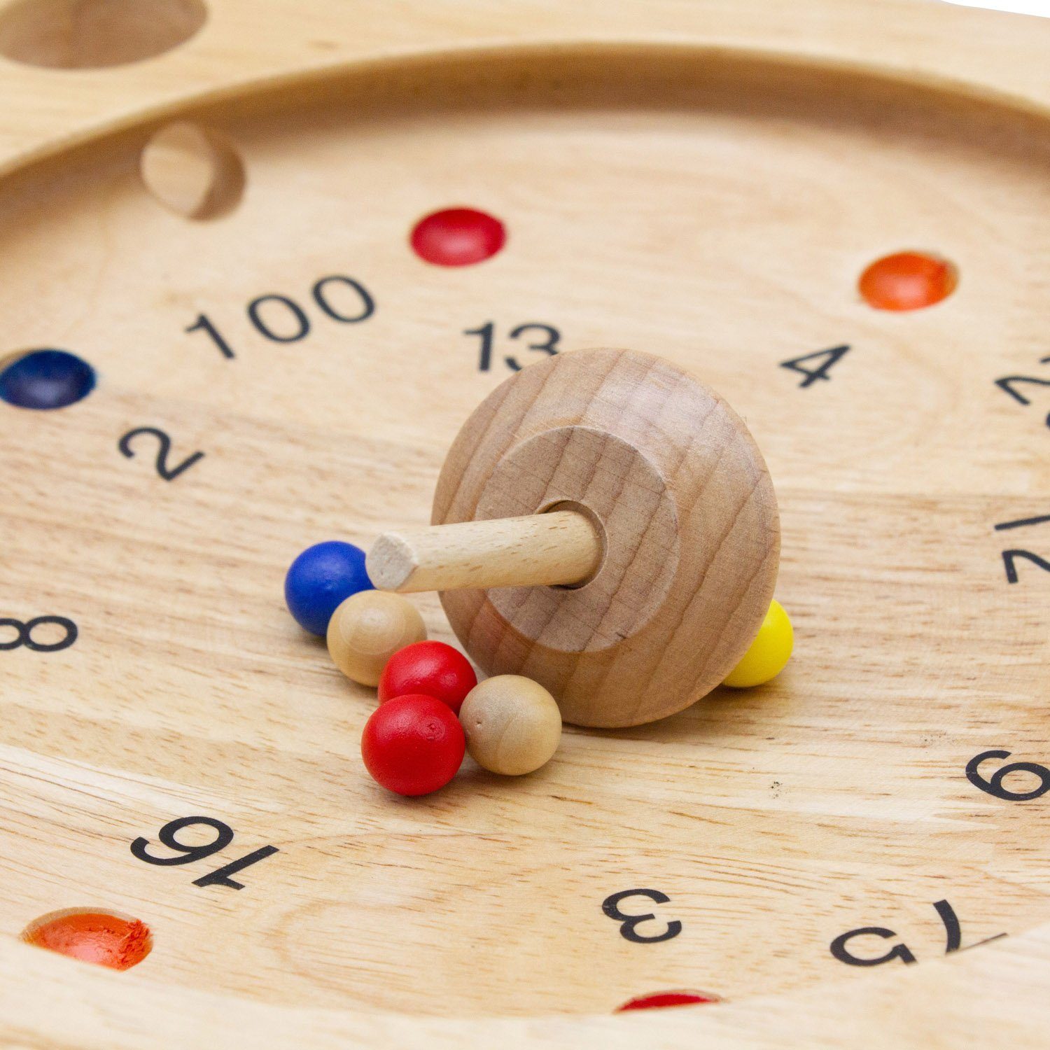 GICO Spielesammlung Tiroler Roulette aus Holz, Bauernroulette Spiel - 7958