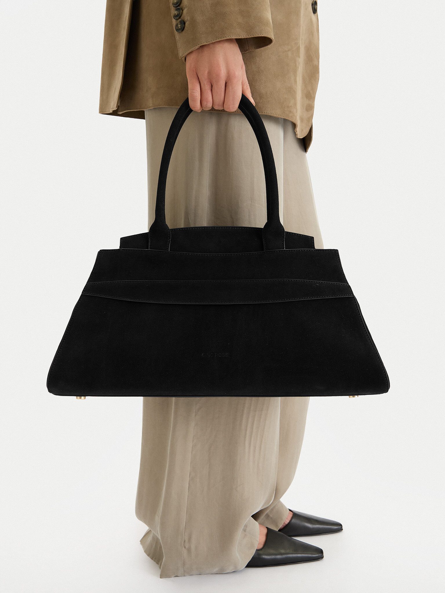 Handtasche Gino Rossi Damenhandtasche Schwarz Gino Rossi-EO-LA224-19156A Schwarz