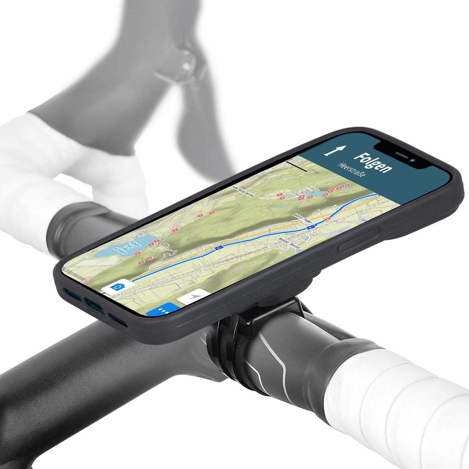 Sport link Metall Fahrrad Telefon halter Motorrad Lenker Fahrrad halterung  für iPhone 11 12 13 14 15 Pro xs max 7 mit wasserdichter Hülle - AliExpress