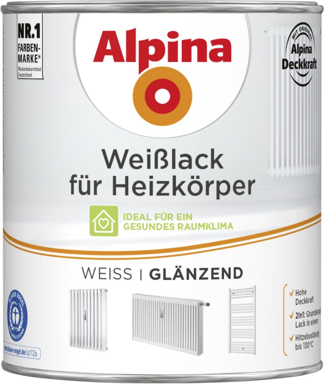 Heizkörperlack Alpina Heizkörperlack weiß