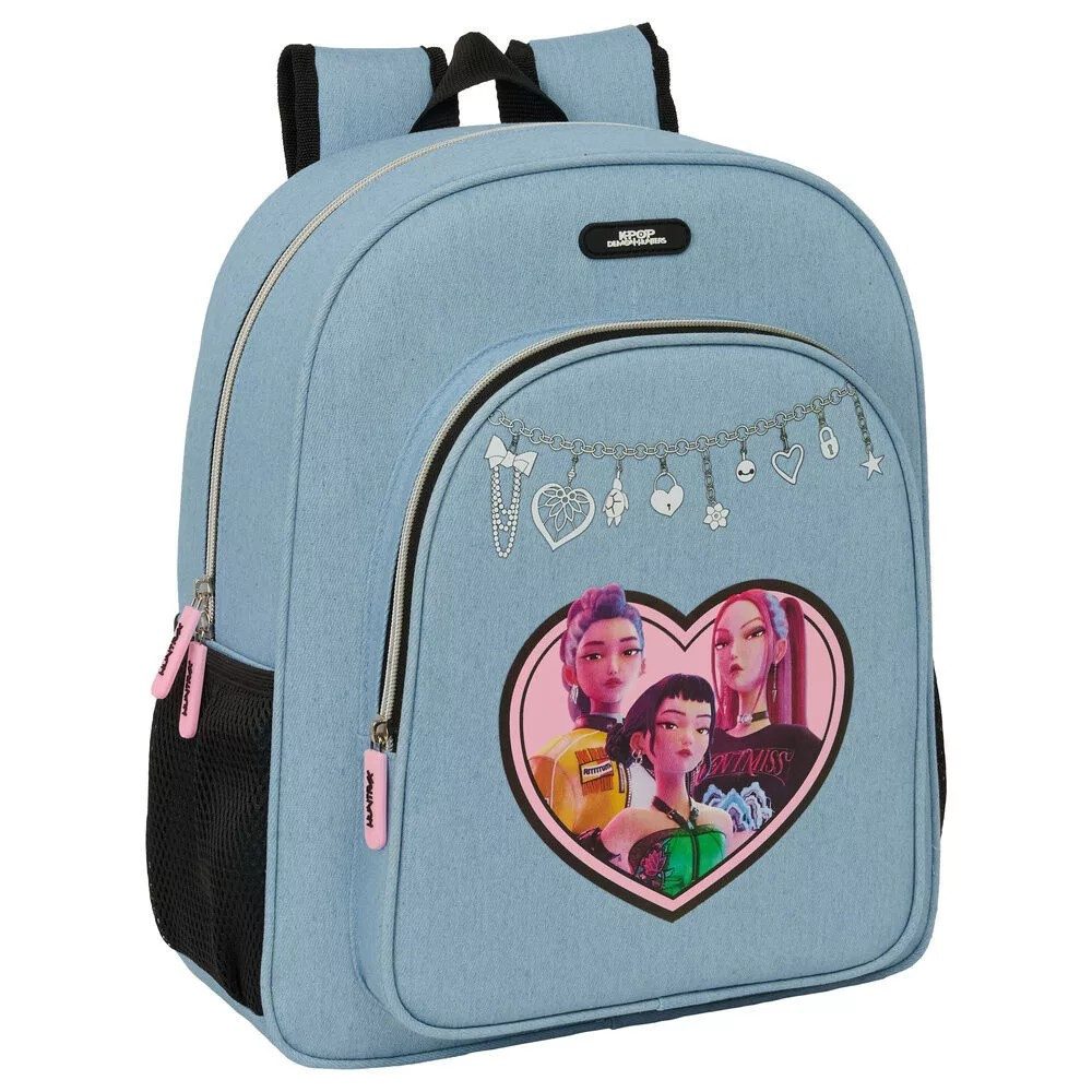 KPop Demon Hunters Kinderrucksack K-pop Demon Hunters Denim Dreams Schultasche, Tasche 38 cm (1-tlg)
