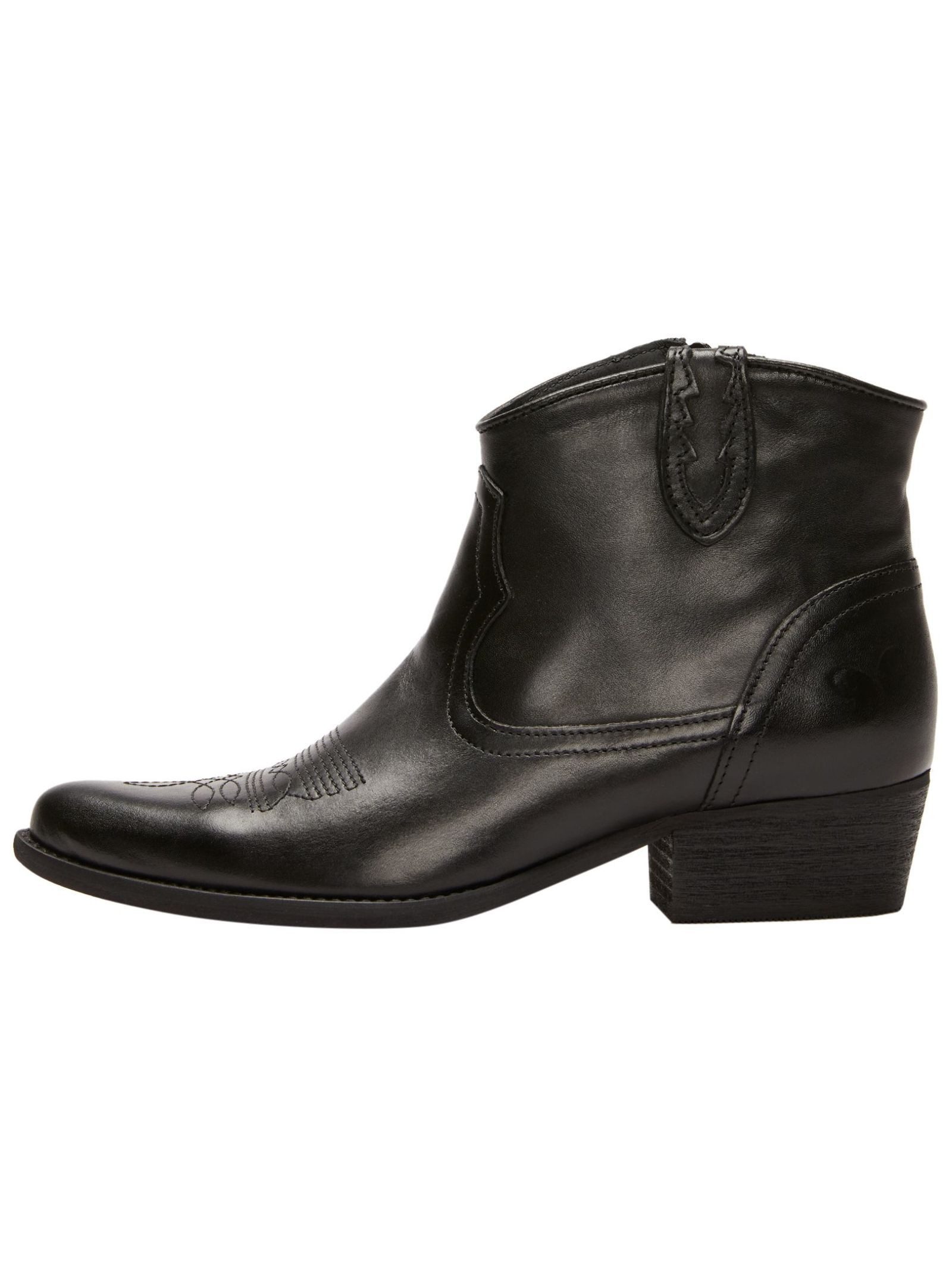 Felmini Stiefelette Leder . Cowboy Stiefelette günstig online kaufen