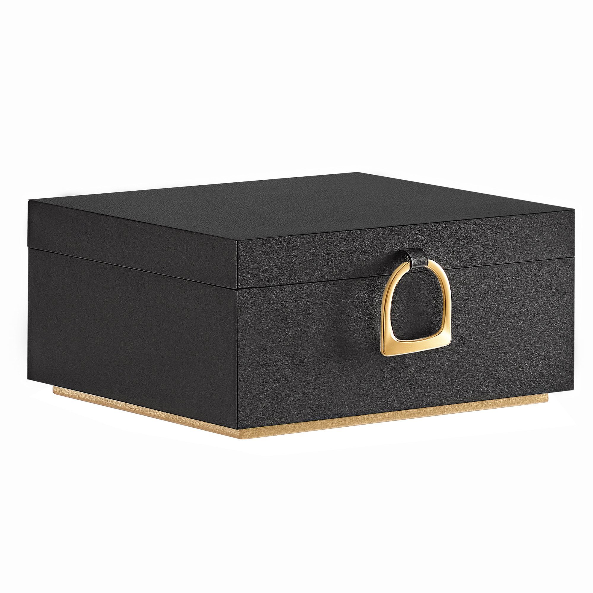 SONGMICS Schmuckkasten Schmuckbox Schmuckaufbewahrung, 2 Ebenen, mit Griff, günstig online kaufen