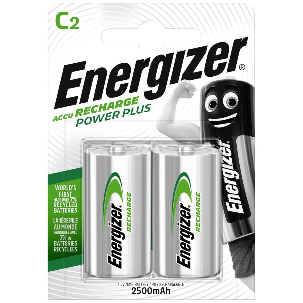 Energizer Energizer Power Plus HR14 Baby (C)-Akku NiMH 2500 mAh 1.2 V 2 St. Akku 2500 mAh