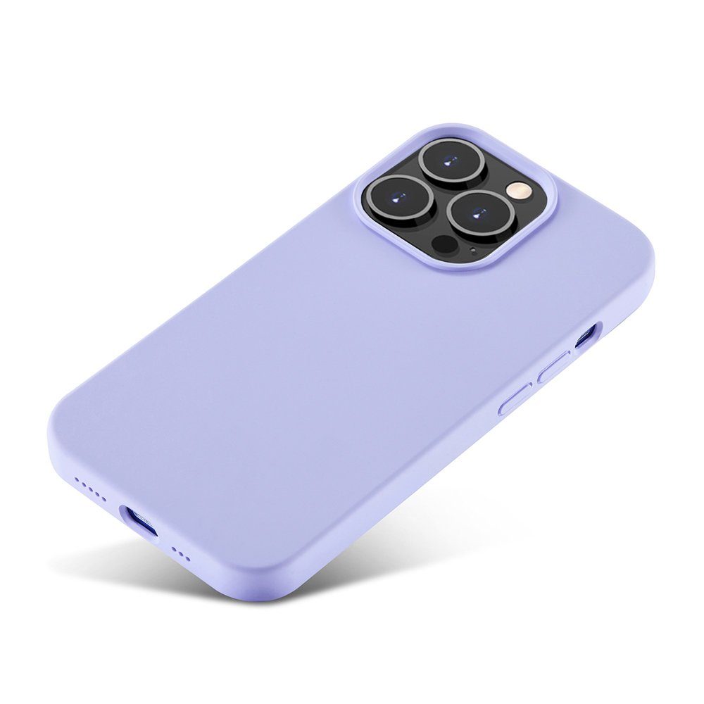 FITSU Handyhülle Silikon Case für iPhone 14 Pro Hülle 6,1 Zoll, Schlanke Handyschale Soft Case Schutzhülle mit Kameraschutz Slim Cover