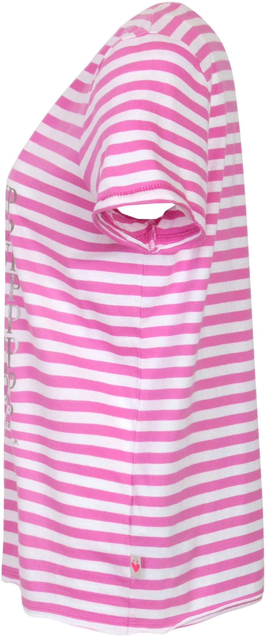 Lieblingsstück MaliaL Rosa Streifen Print-Shirt mit