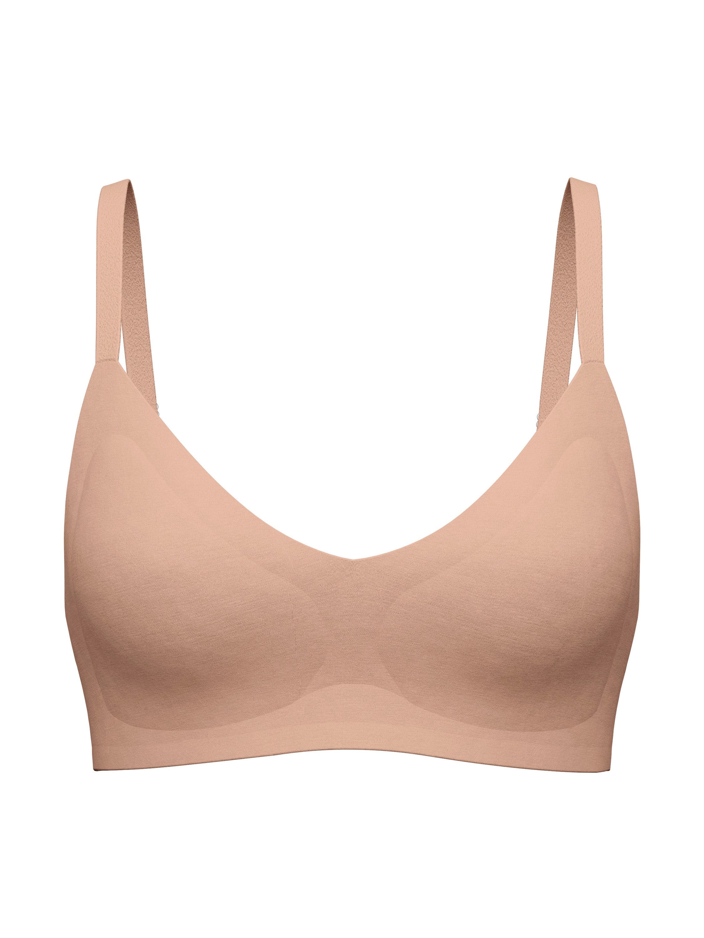 CALIDA Bustier Natural Layer Damen (1-tlg) hautfreundlich, herausnehmbare Pads, nahtlos, kein Abzeichnen
