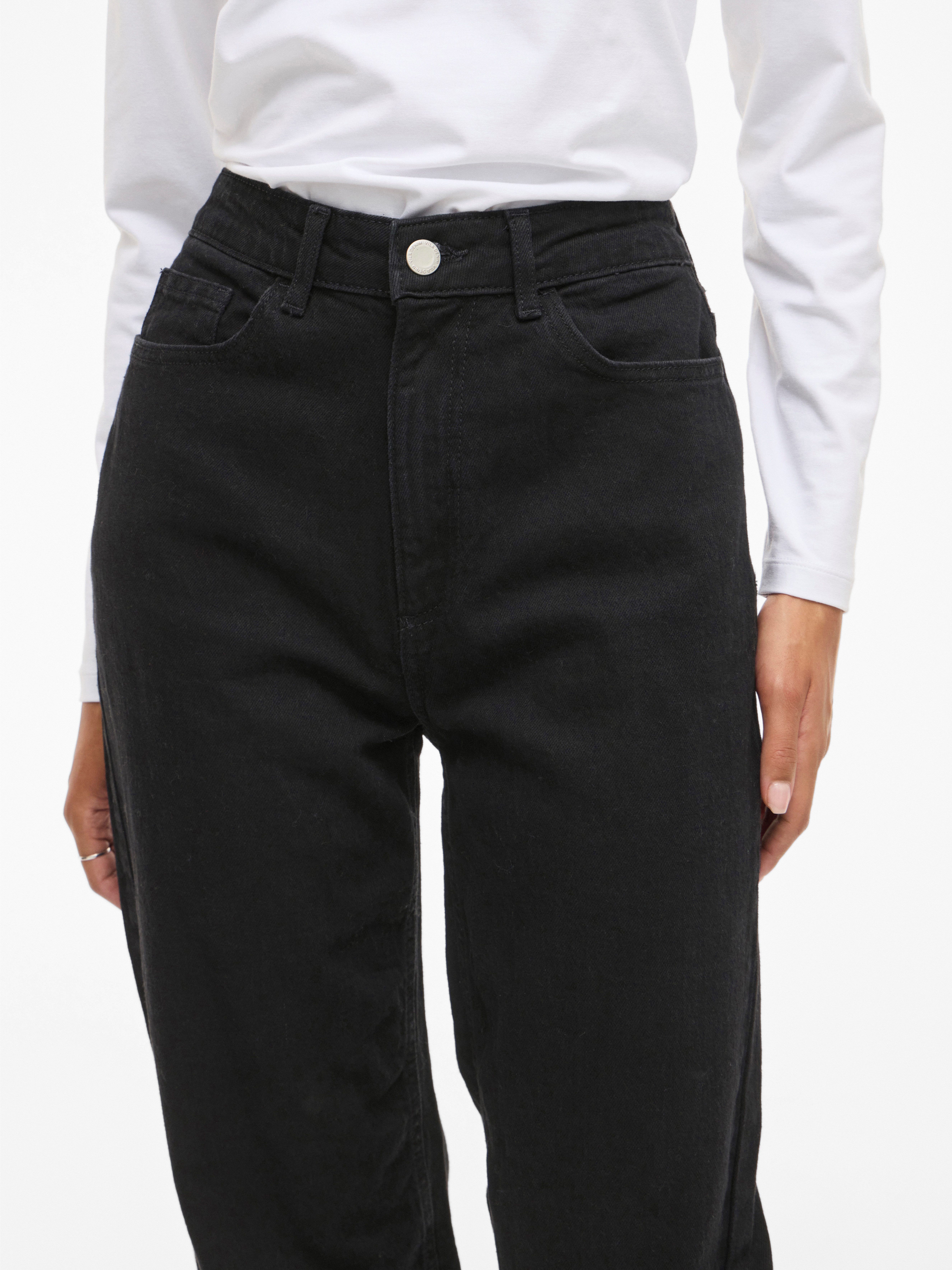 Vila High-waist-Jeans VIKELLY JAF HW STRAIGHT JEANS-NOOS Baumwollmischung