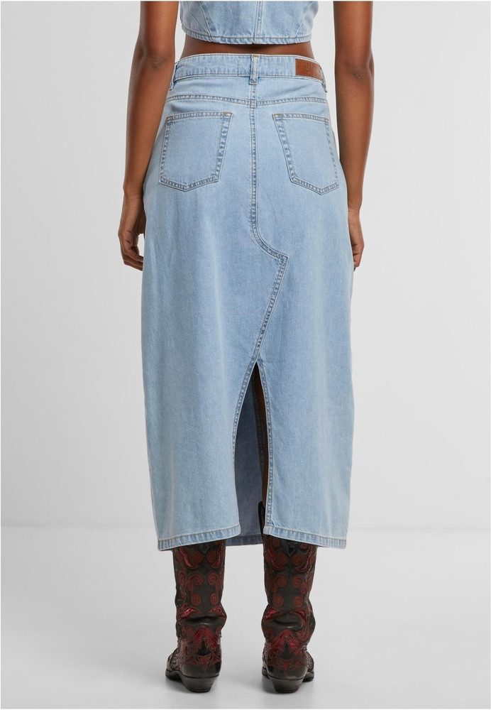 URBAN CLASSICS Midirock Ladies Soft Denim Midi Skirt