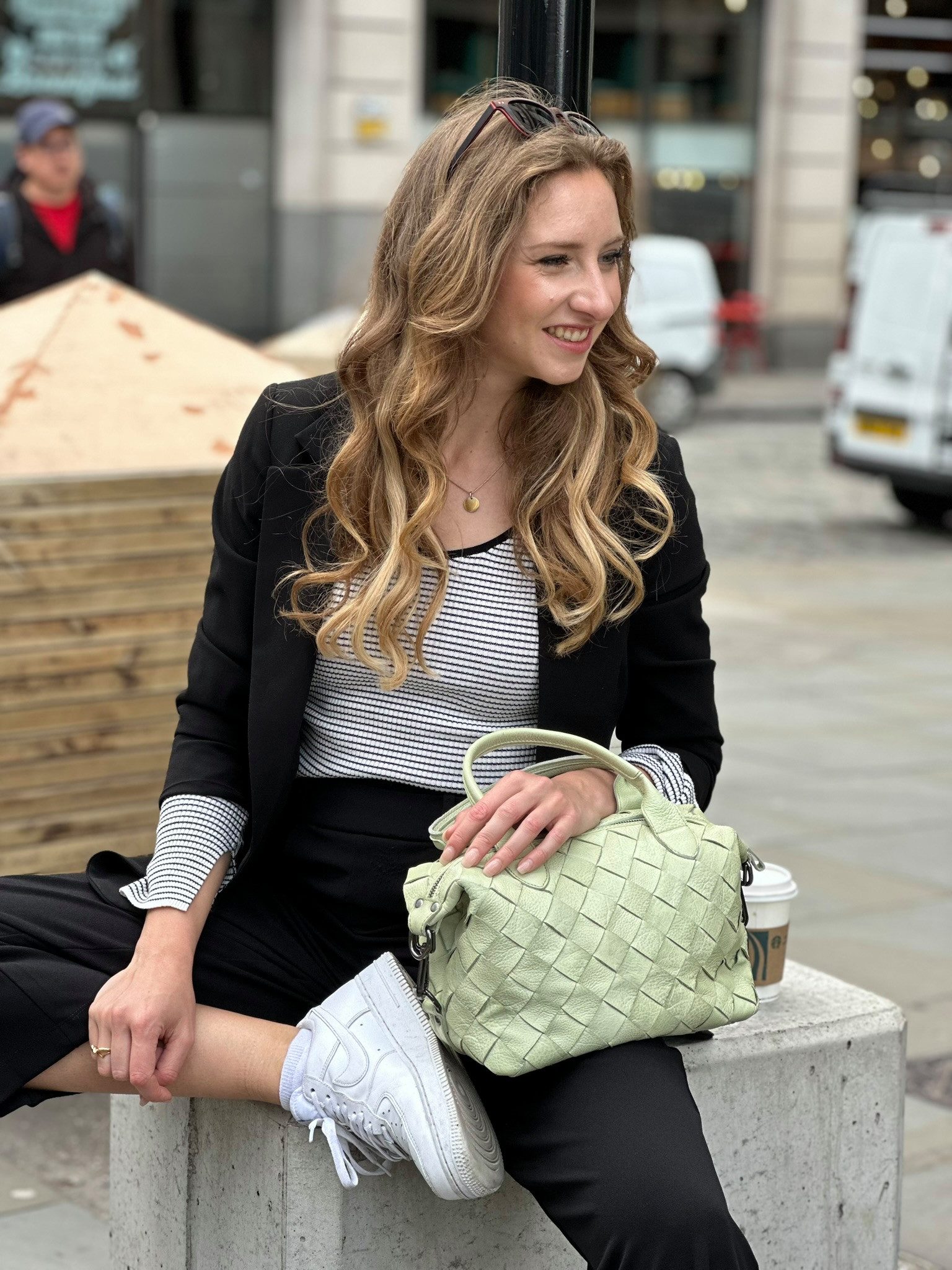 Bull & Hunt Handtasche charlotta flechtwerk