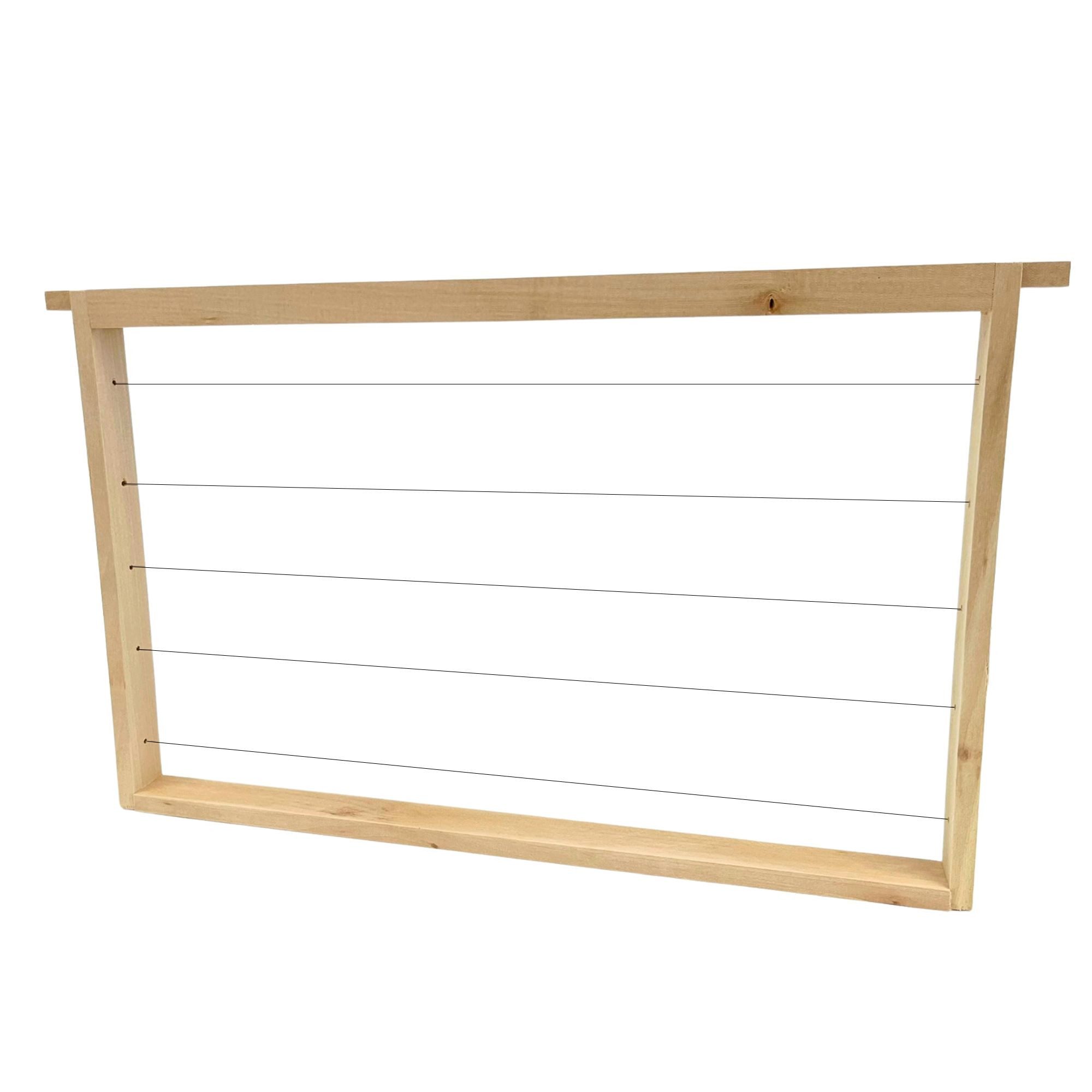 BIENEN SCHMIDT Bienenbeute Dadant "US Brut" Rähmchen MODIFIZIERT LINDE mit GERADEN Seiten, Dadant, 68-tlg., Set, Maße 482 x 285 mm