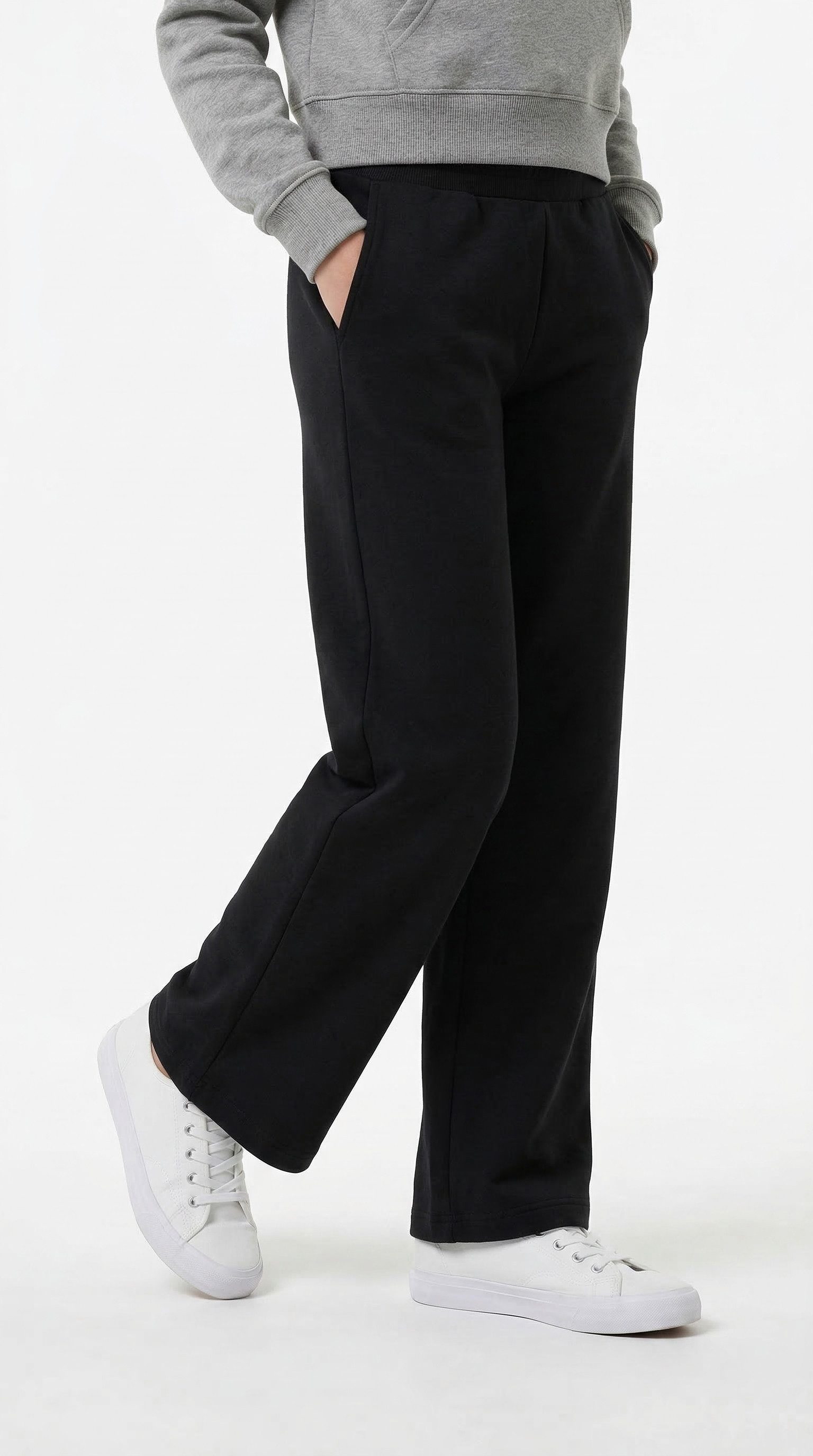 Name It Sweathose NKFMILLE für Mädchen mit geradem Bein und elastischem Bund regular fit, Sweatware, elastischer Bund