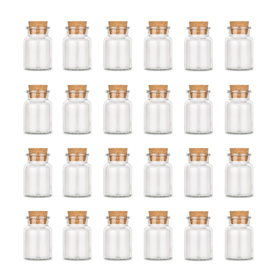 Ankerkraut Gewürzbehälter Leeres Korkenglas, klein, Glas günstig online kaufen