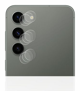 Savvies Schutzfolie für Samsung Galaxy S23 Plus (NUR Kameraschutz), Displayschutzfolie, 6 Stück, Folie klar