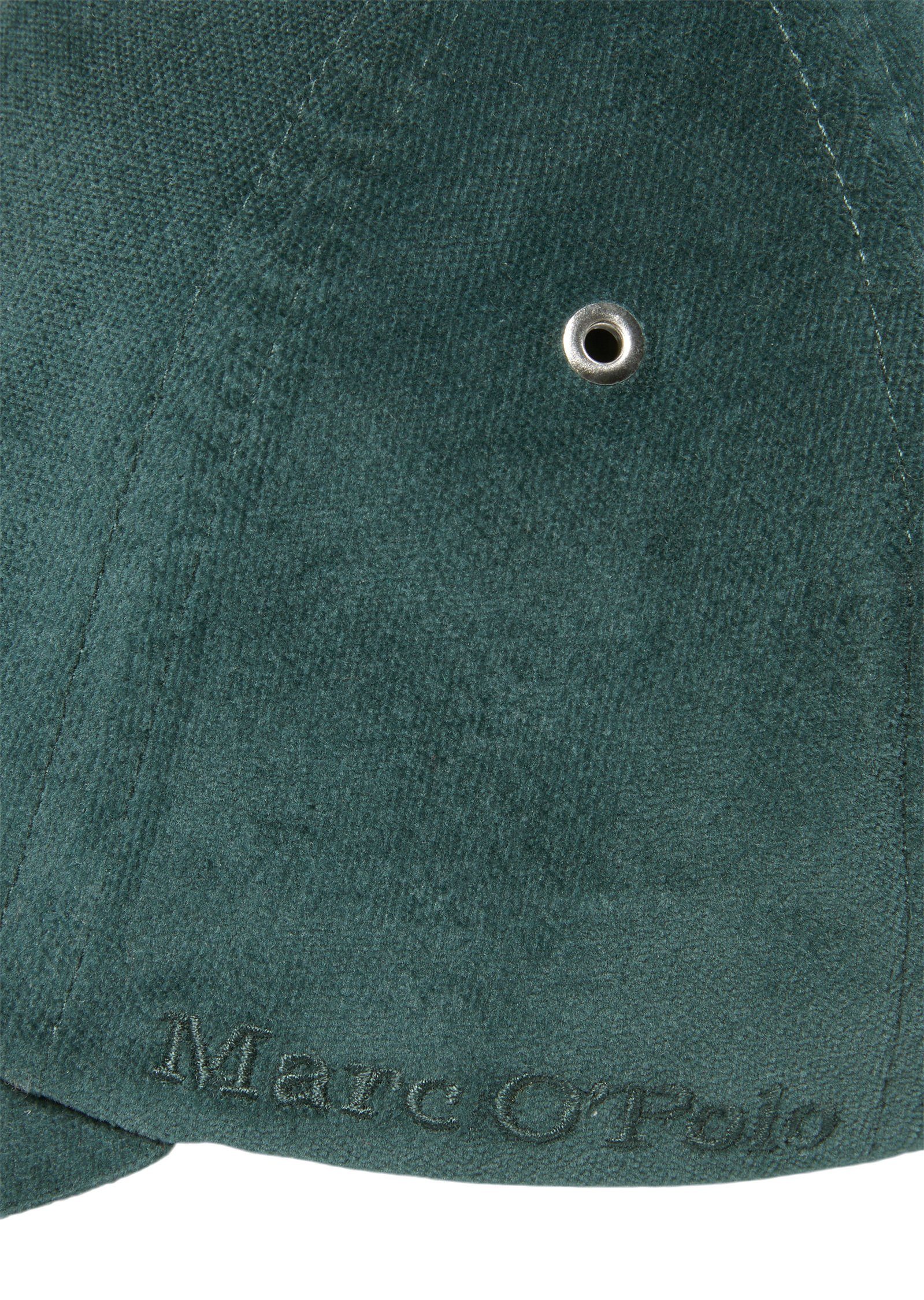 Marc O'Polo Baseball Cap Organic-Cotton-Lyocell-Mix grün aus