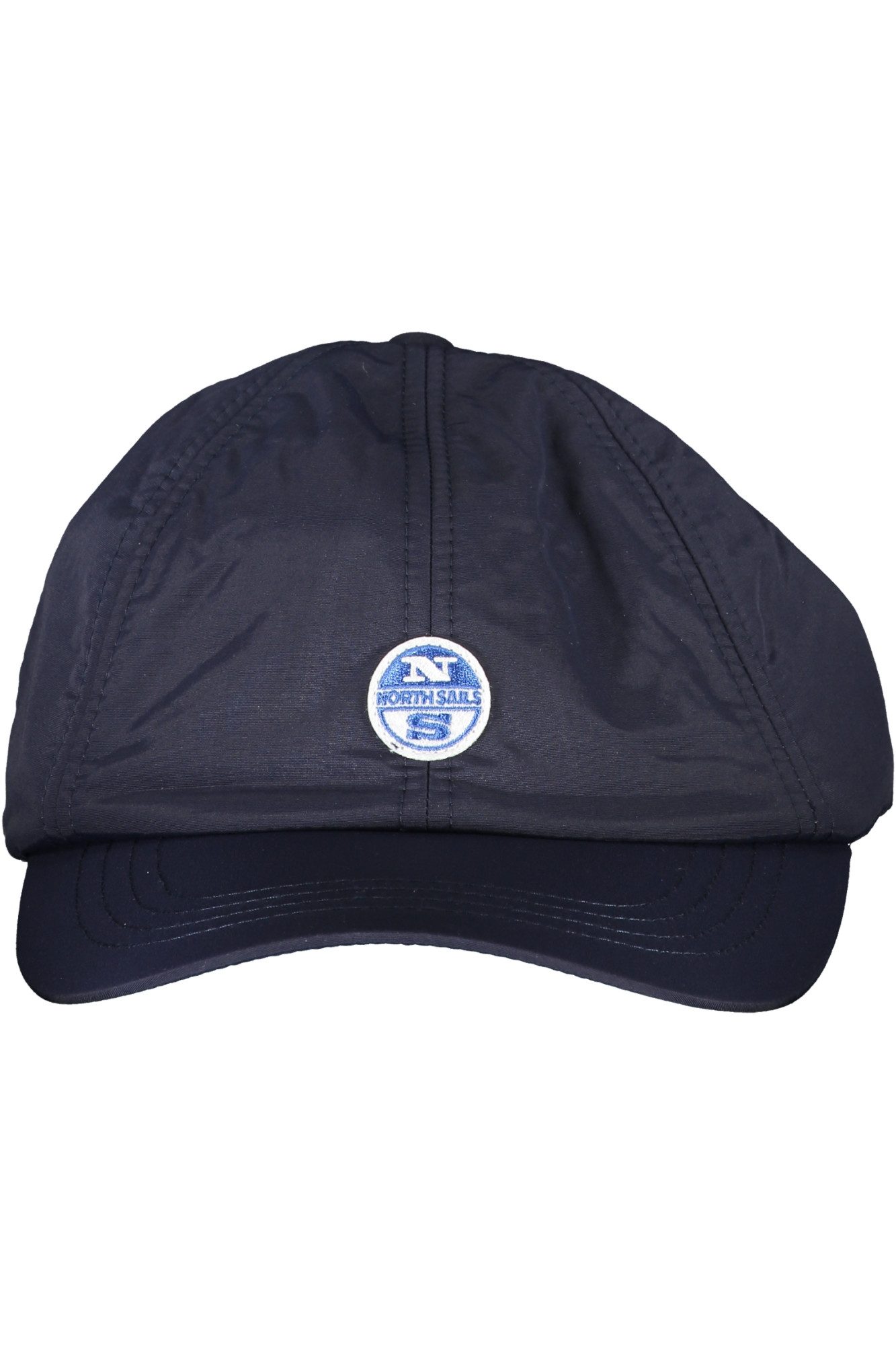North Sails Strickmütze Herren Schirmmütze in Blau aus recycelten Fasern mit Logo-Applikation