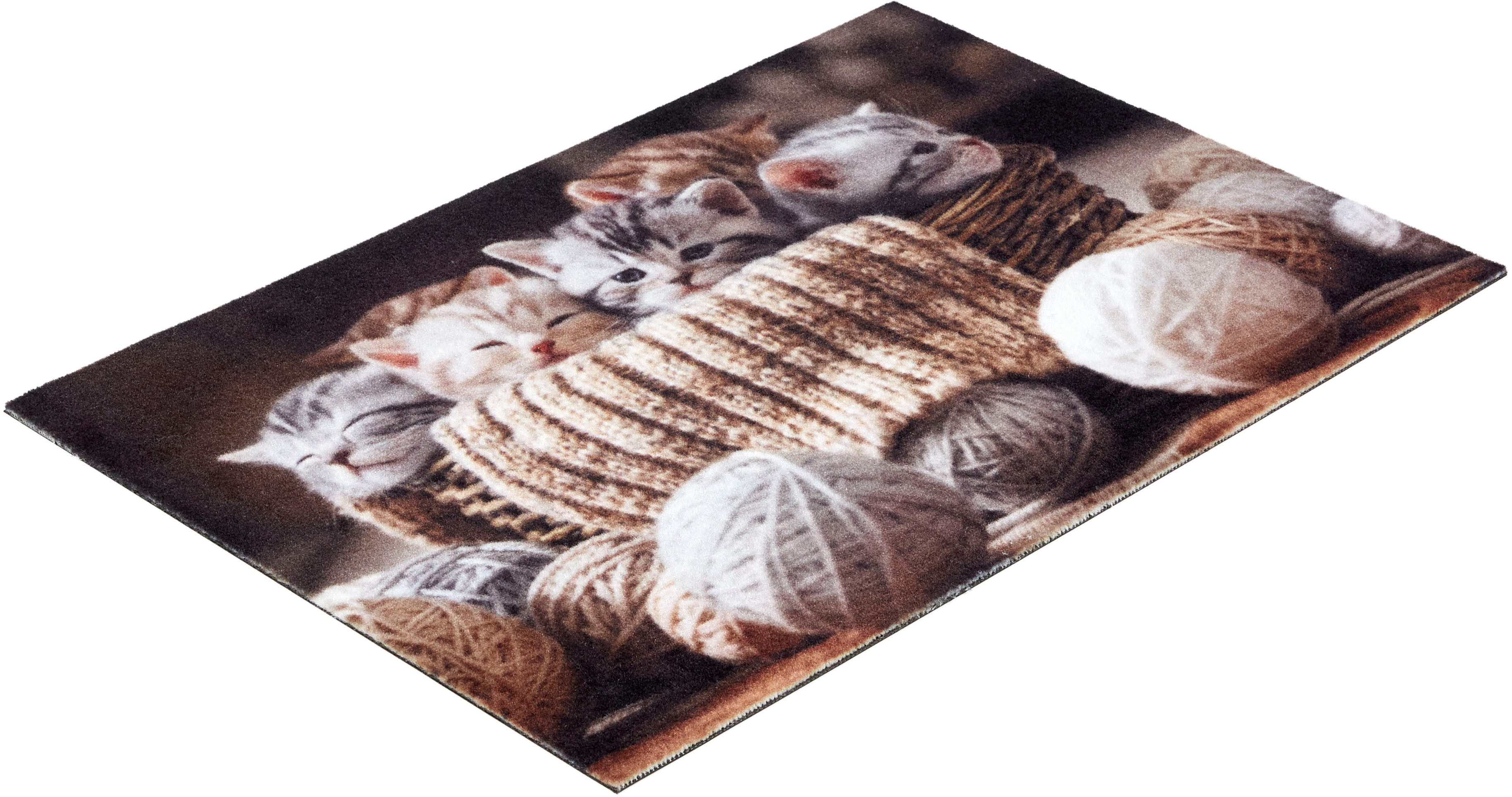 ASTRA Fußmatte Deco Print 109, rechteckig, Höhe: 5 mm, Sauberlaufmatte, Türmatte, waschbar, Eingangsbereich, rutschfest – Bild 3 von 5