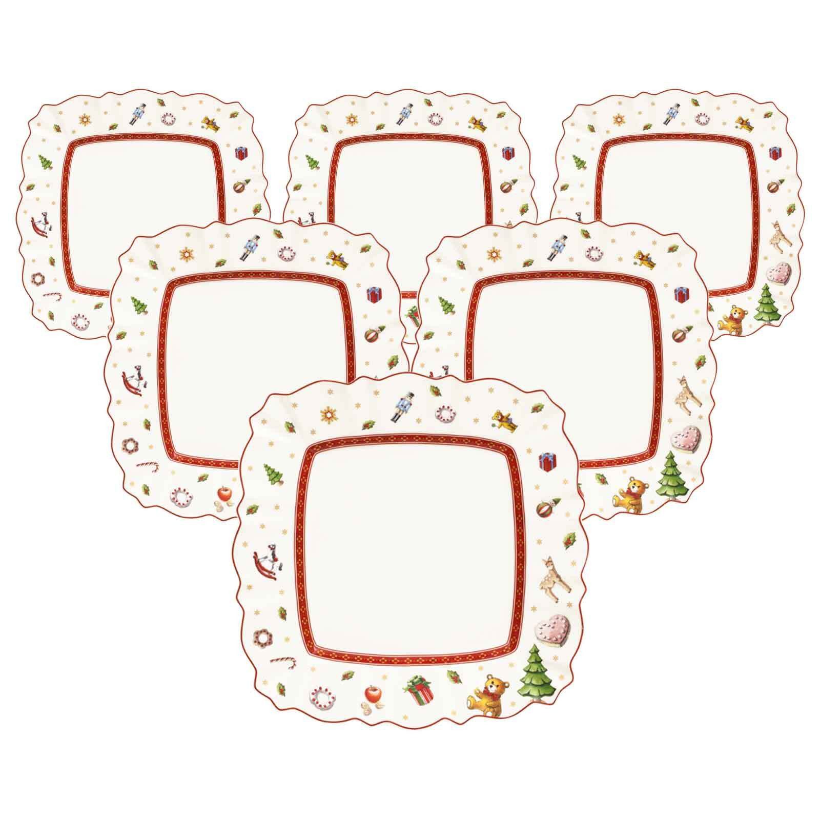 Villeroy & Boch Тарелка для завтрака Toy's Delight Тарелка для завтрака 22 x 22 cm 6er Set, (6 St)