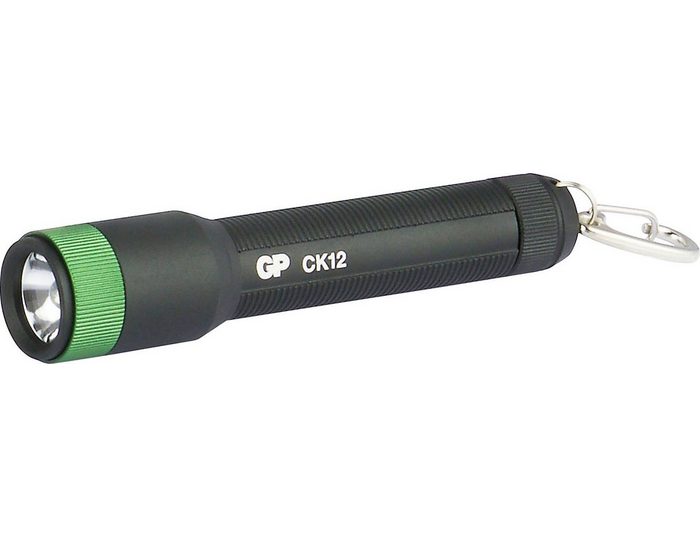 GP Batteries Taschenlampe CK12 20 Lumen inkl. 1x AAA Batterie Metallgehäuse IPX4 Leuchtweite 25