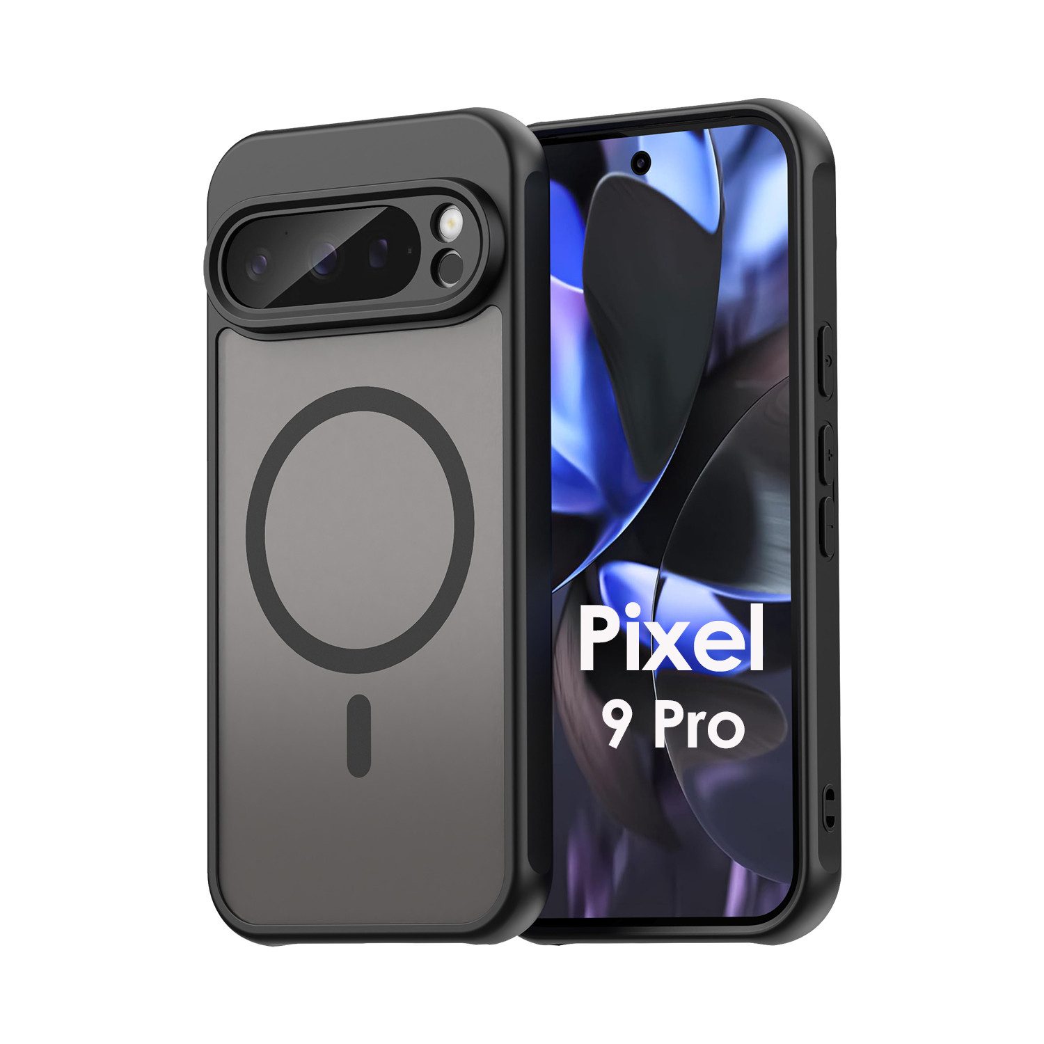 betterfon Handyhülle Magnetic Case für Google Pixel -Hülle Stoßfest,Magnet-Ring, Magnetisches Laden, mattes Design, kratzfest & stoßfest verarbeitet