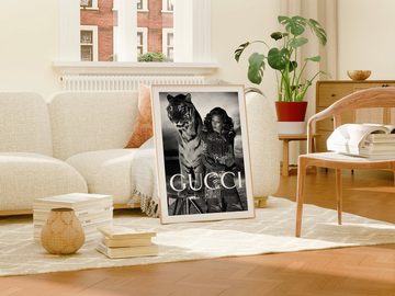 JUSTGOODMOOD Poster Premium ® Gucci Poster · Tiger · ohne Rahmen, Poster in verschiedenen Größen verfügbar