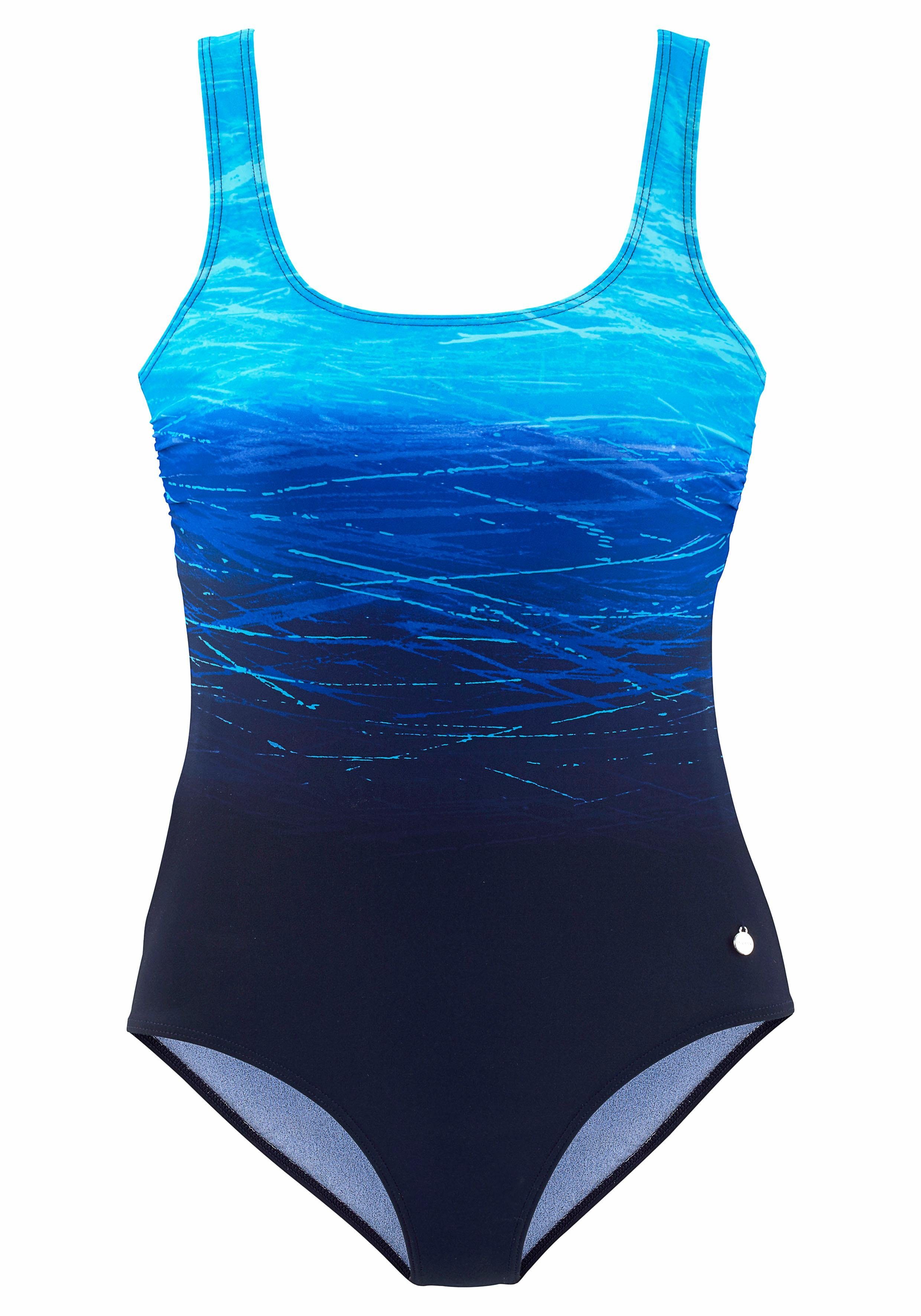 LASCANA Badeanzug mit Batikprint und Shaping-Effekt mehr