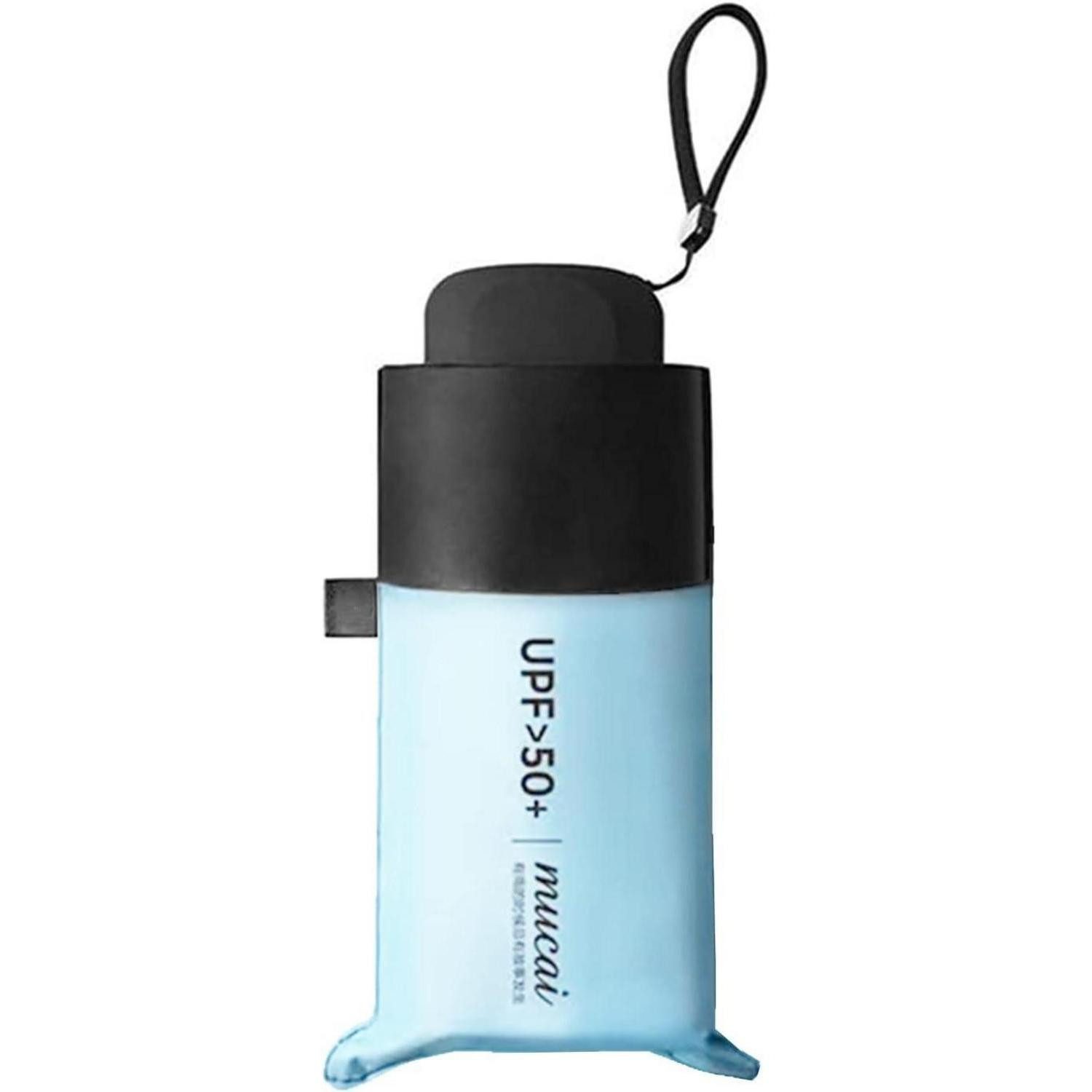 LuxusKollektion Taschenregenschirm Regenschirm Taschenschirm Faltbar Windfest UV Schutz Mini Blau