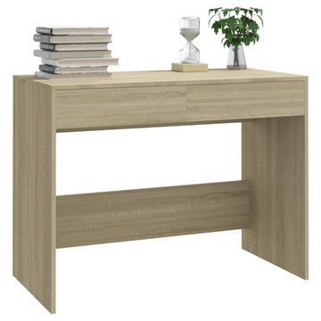 vidaXL Schreibtisch Schreibtisch Sonoma-Eiche 101x50x76,5 cm Holzwerkstoff